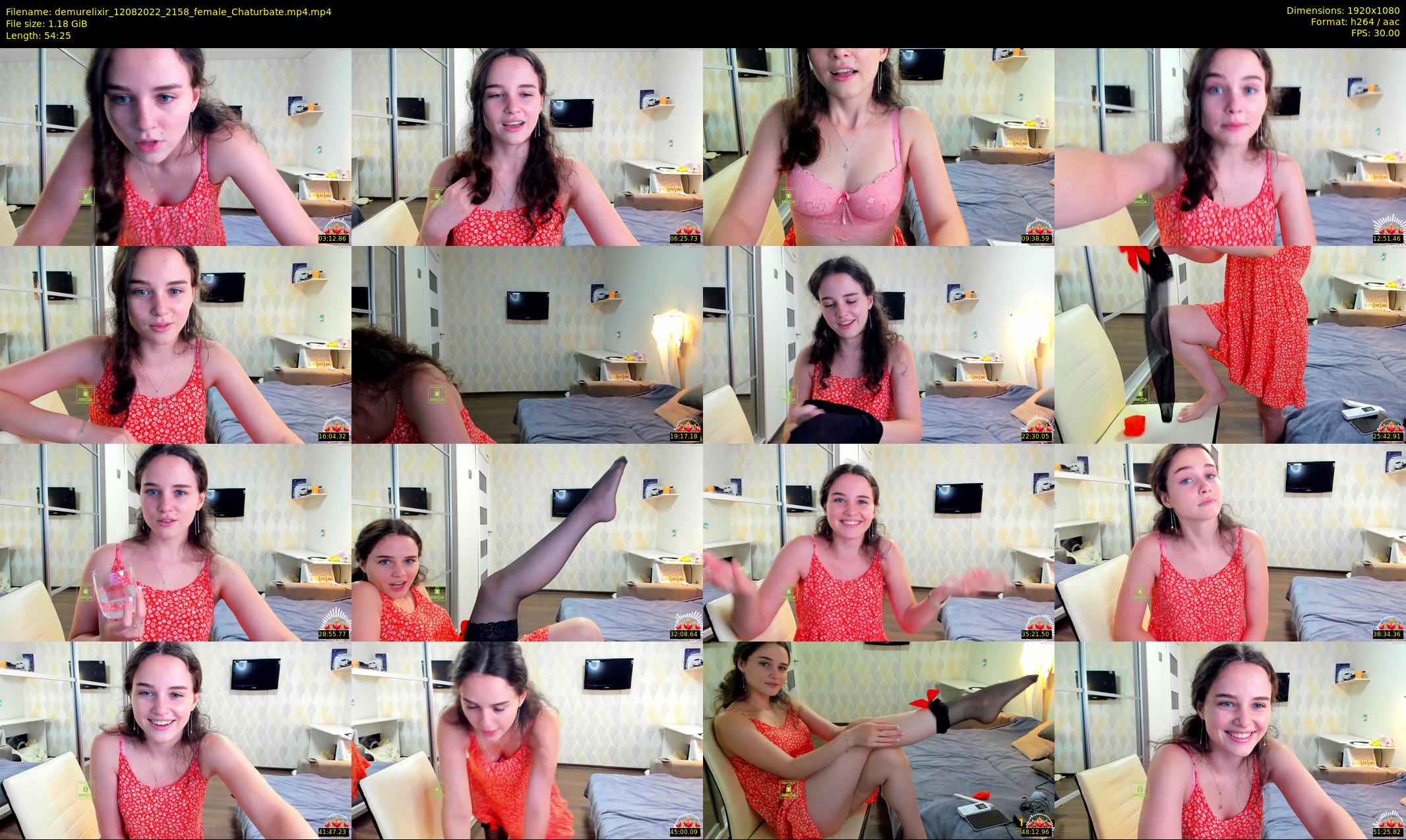 demurelixir — 55 minute Chaturbate female cam show recording, 1080p, Aug 12, 2022
