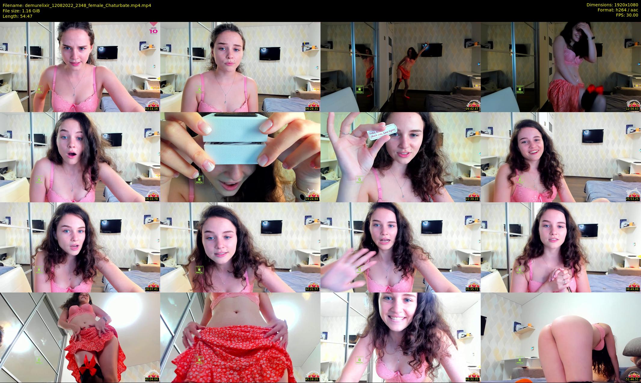 demurelixir — 55 minute Chaturbate female cam show recording, 1080p, Aug 12, 2022