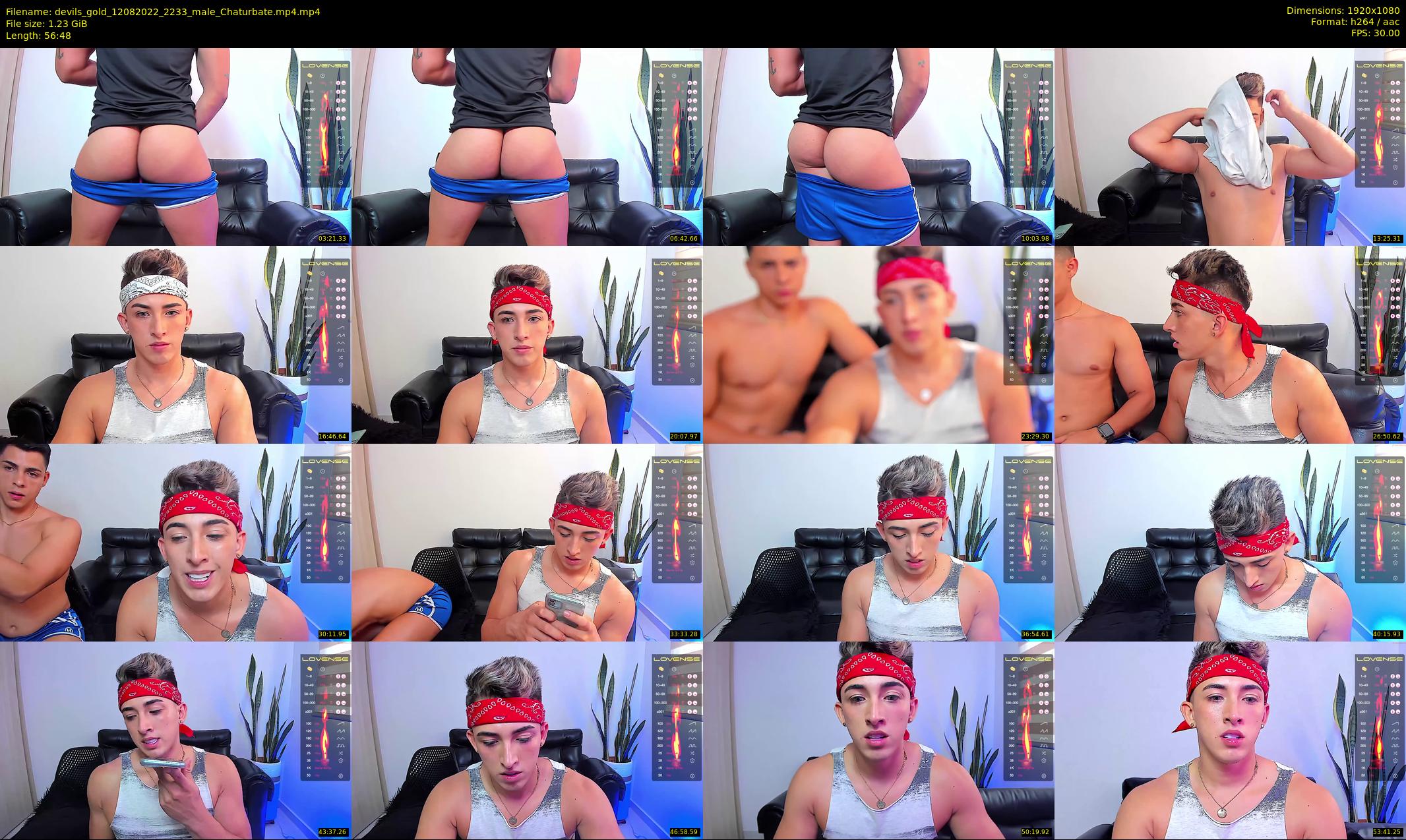 devils_gold — 57 minute Chaturbate male cam show recording, 1080p, Aug 12, 2022