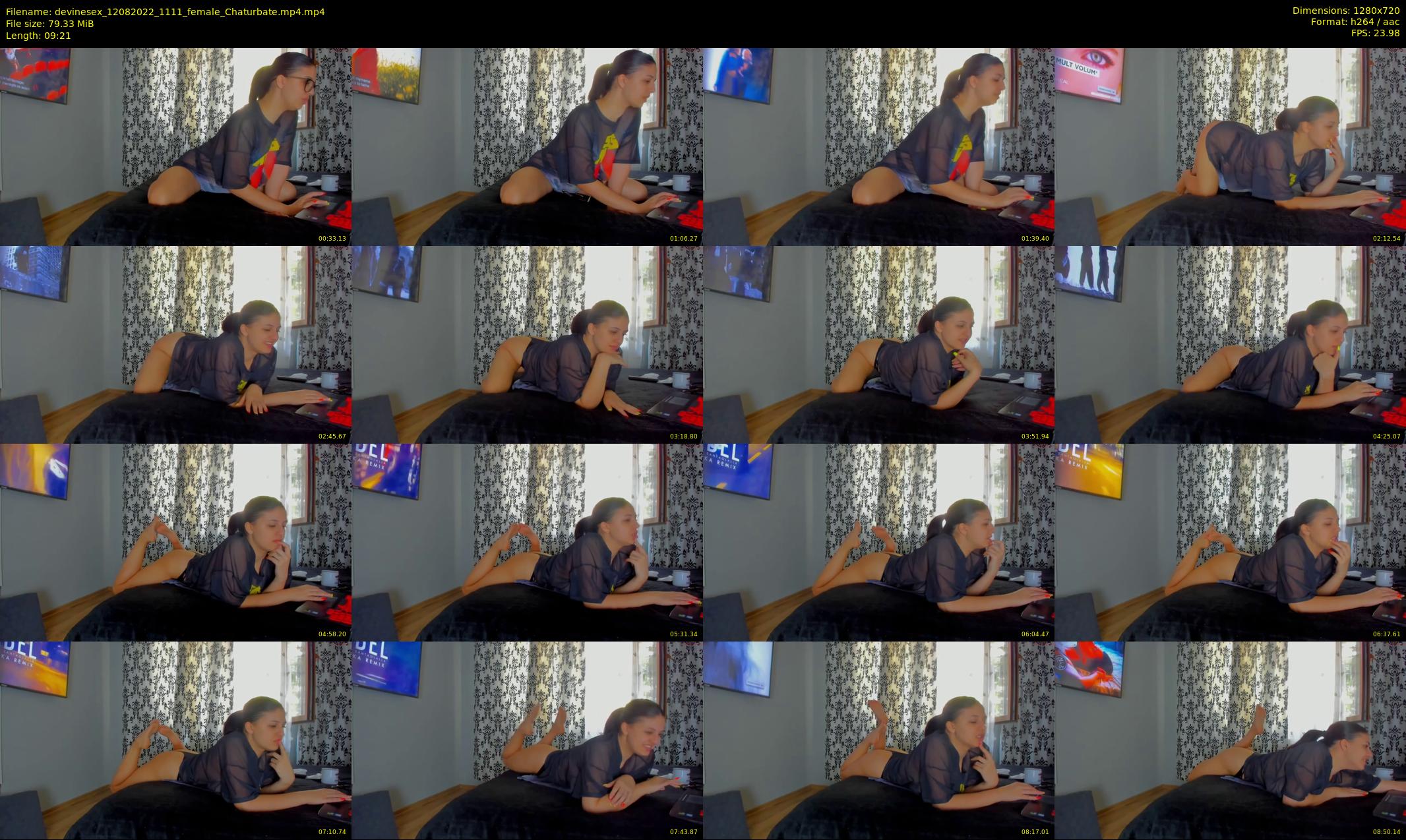 devinesex — 10 minute Chaturbate female cam show recording, 720p, Aug 12, 2022
