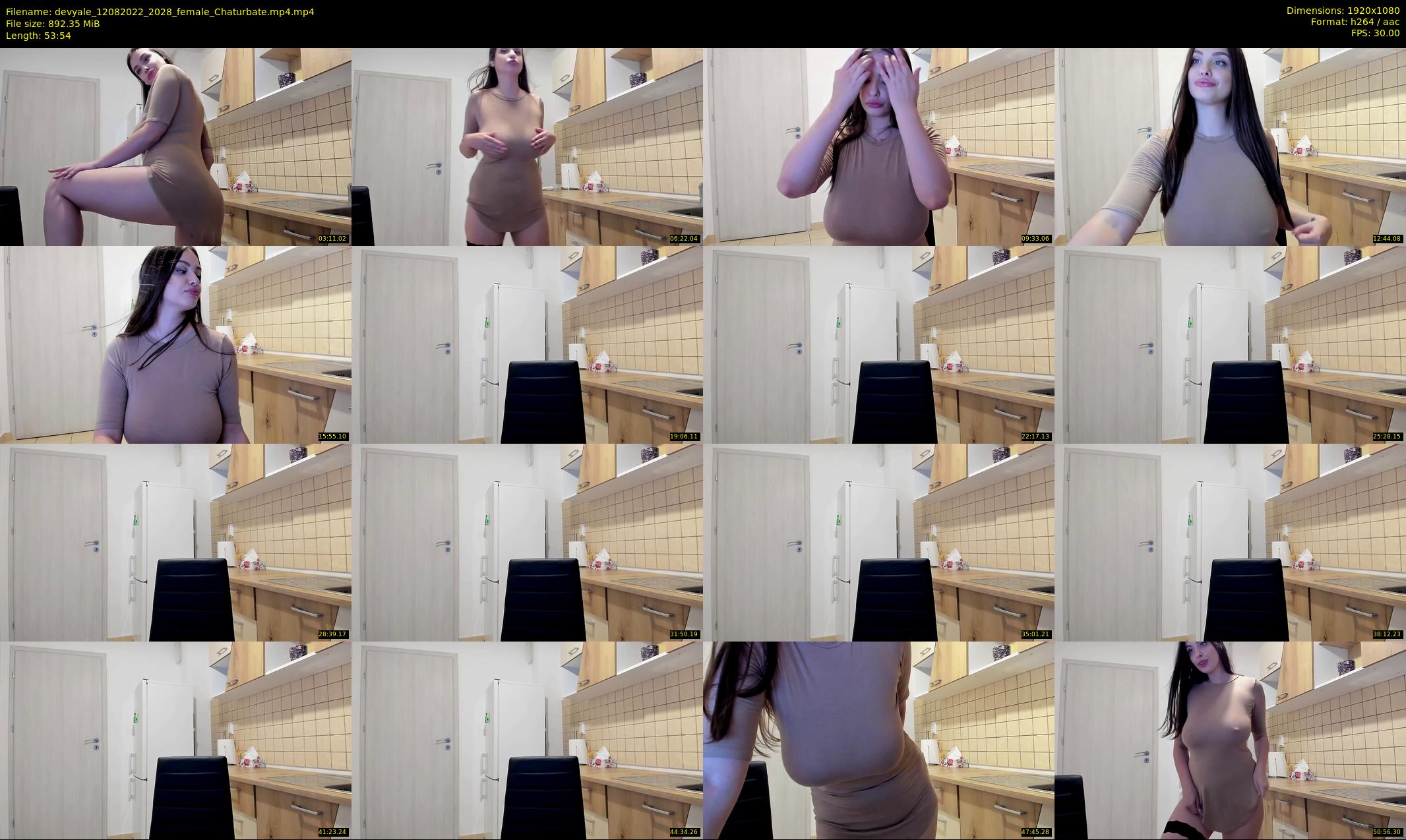 devyale — 54 minute Chaturbate female cam show recording, 1080p, Aug 12, 2022