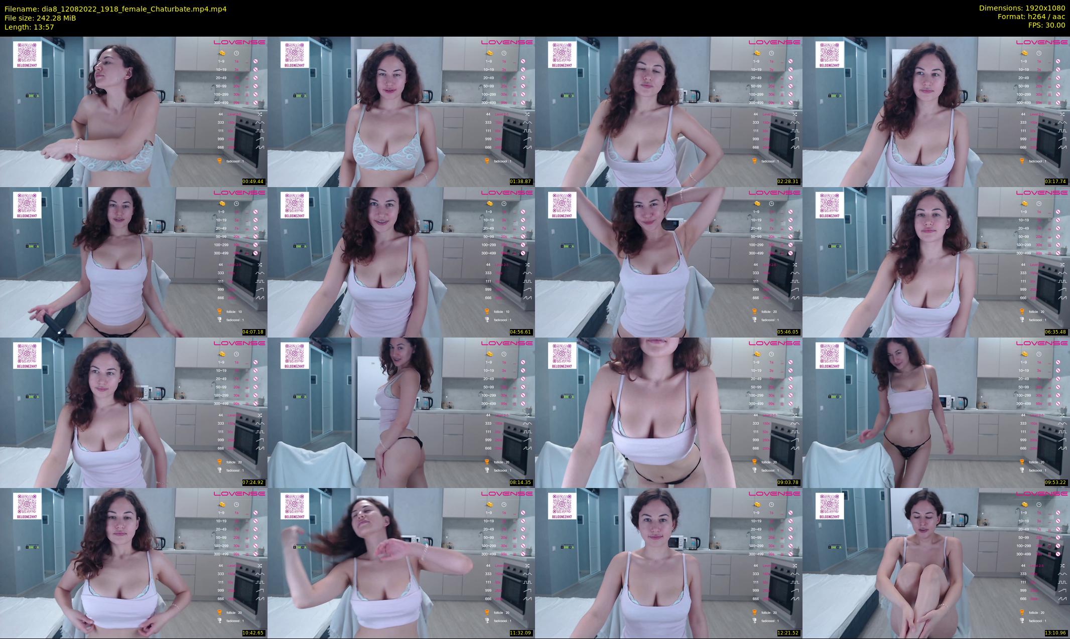 dia8 — 14 minute Chaturbate female cam show recording, 1080p, Aug 12, 2022