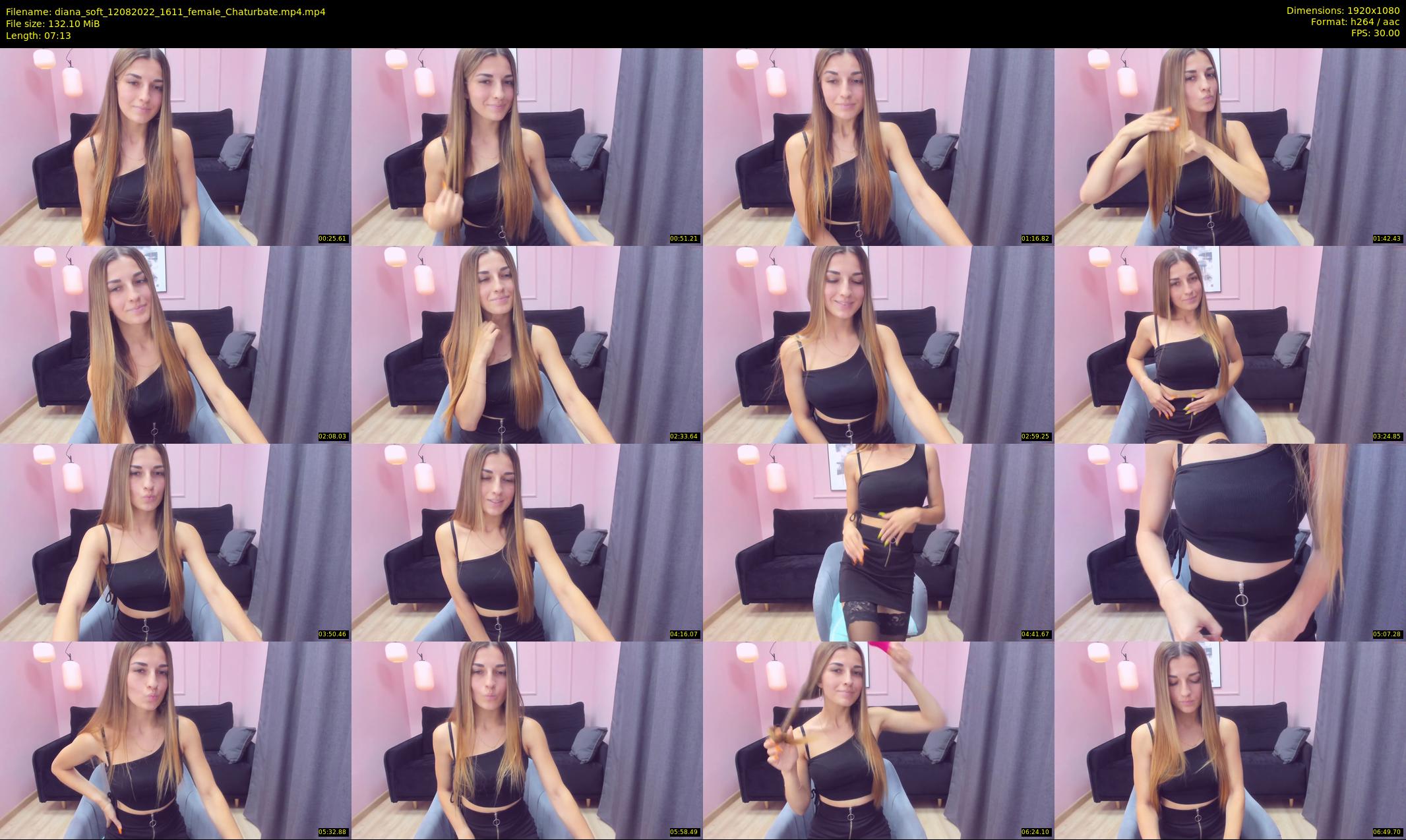diana_soft — 8 minute Chaturbate female cam show recording, 1080p, Aug 12, 2022