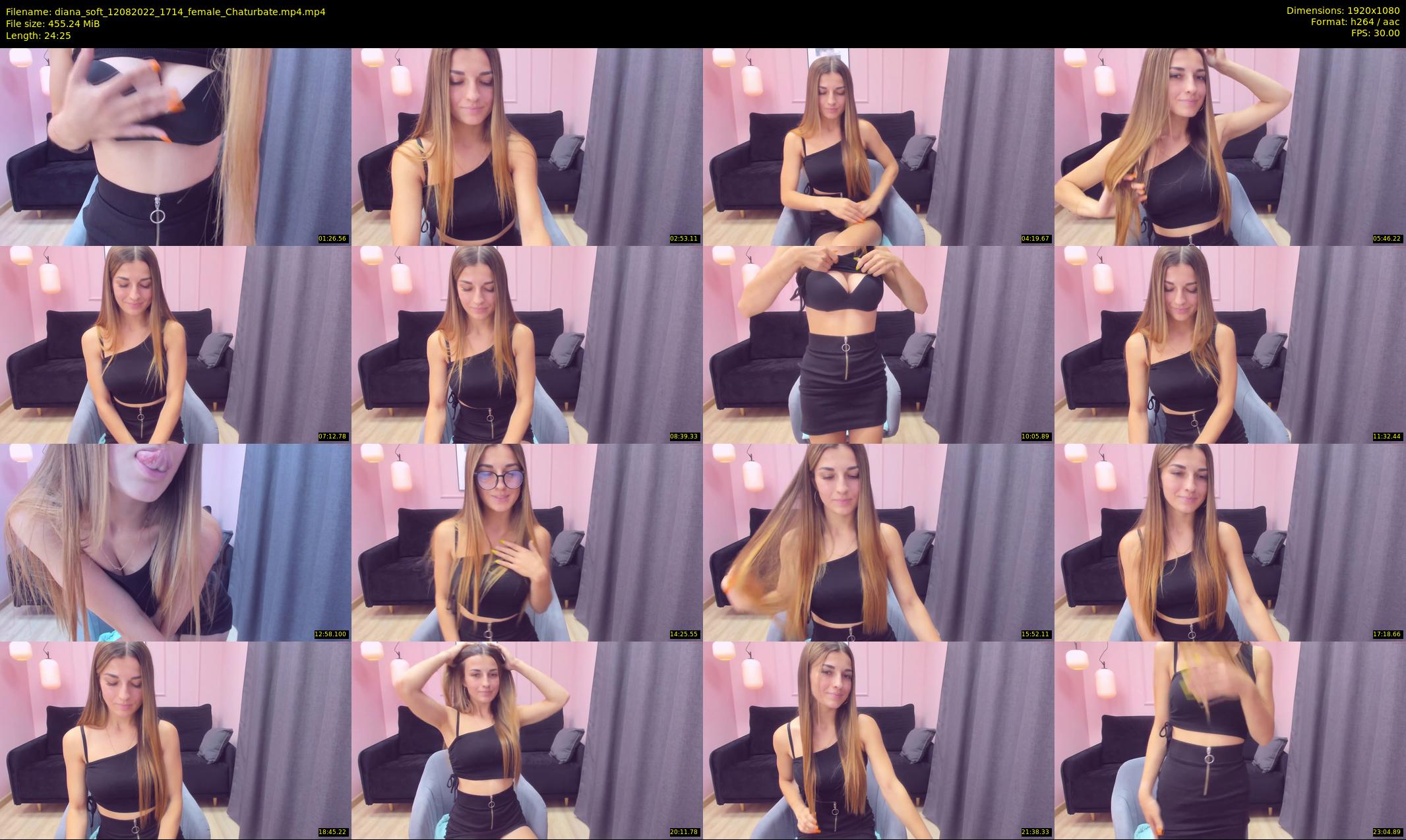 diana_soft — 25 minute Chaturbate female cam show recording, 1080p, Aug 12, 2022