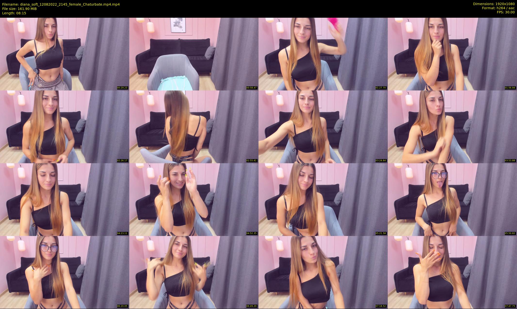 diana_soft — 9 minute Chaturbate female cam show recording, 1080p, Aug 12, 2022
