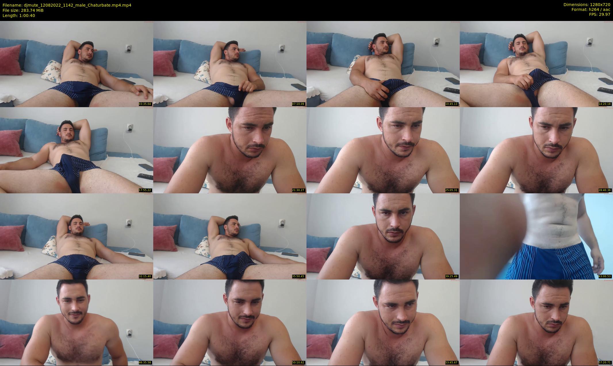djmute — 61 minute Chaturbate male cam show recording, 720p, Aug 12, 2022