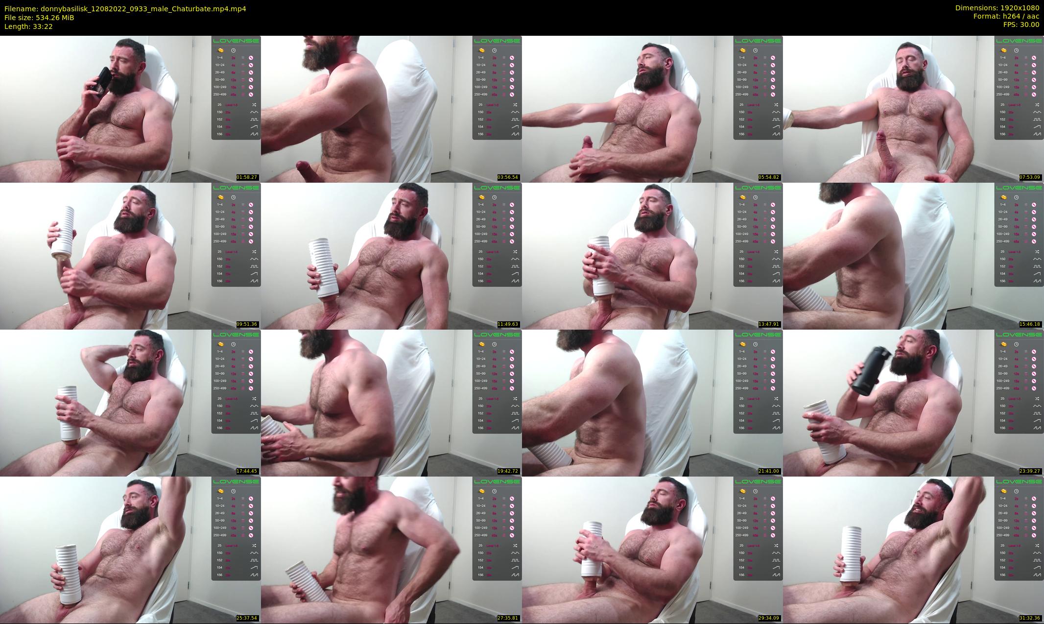 donnybasilisk — 34 minute Chaturbate male cam show recording, 1080p, Aug 12, 2022