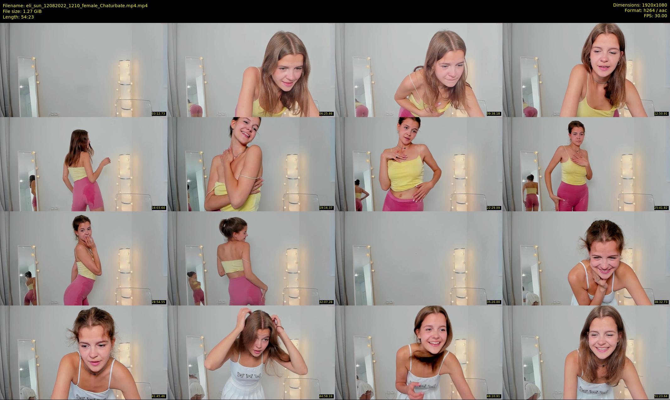 eli_sun — 55 minute Chaturbate female cam show recording, 1080p, Aug 12, 2022