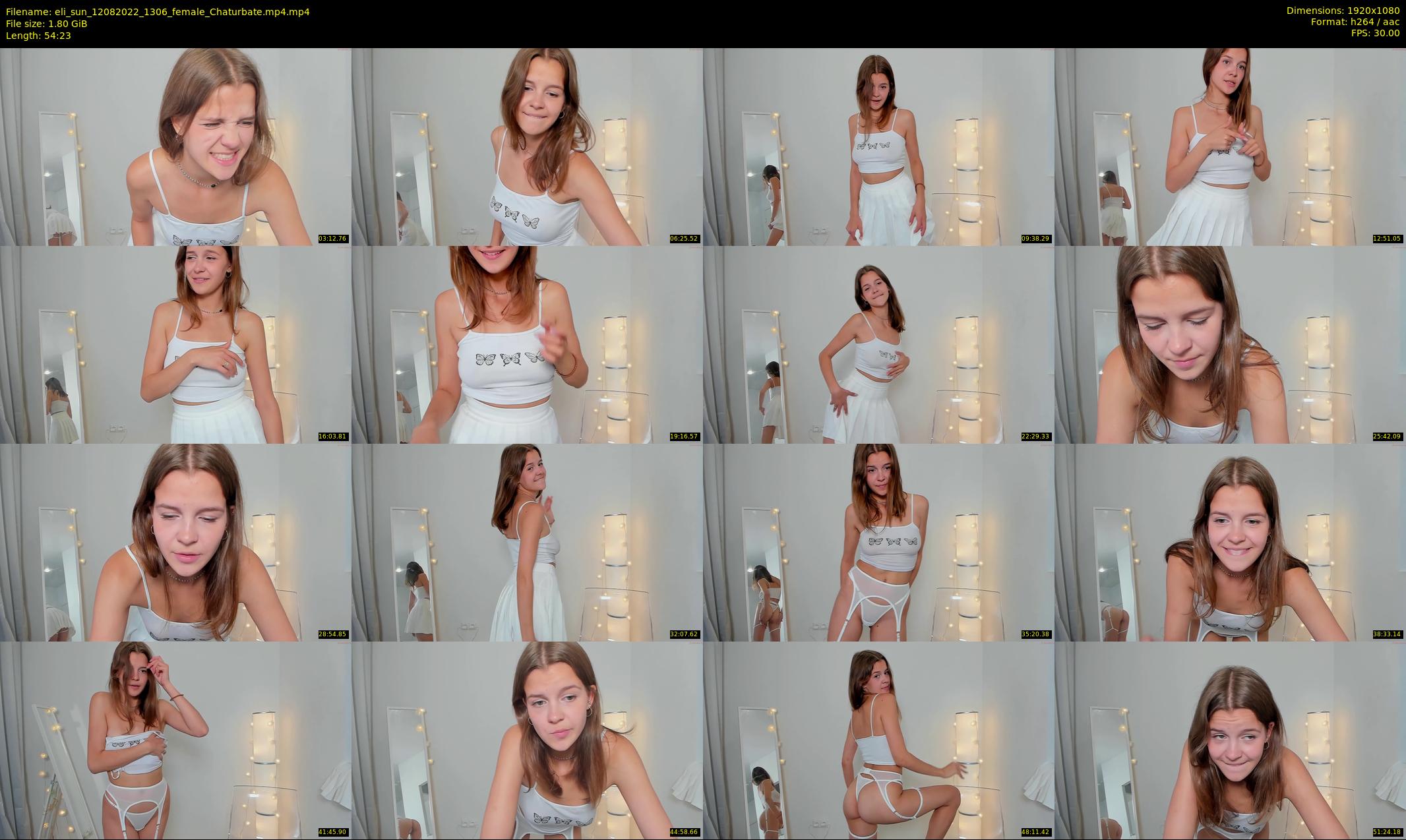 eli_sun — 55 minute Chaturbate female cam show recording, 1080p, Aug 12, 2022