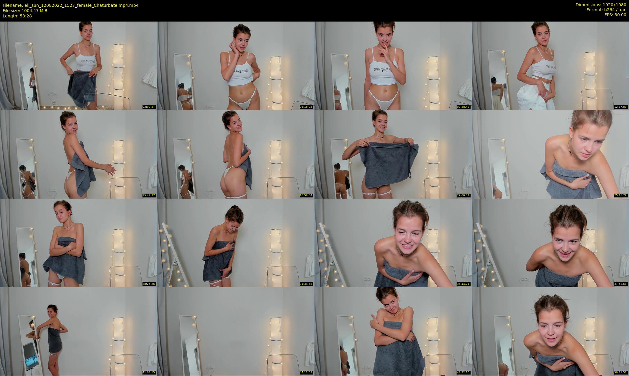 eli_sun — 54 minute Chaturbate female cam show recording, 1080p, Aug 12, 2022