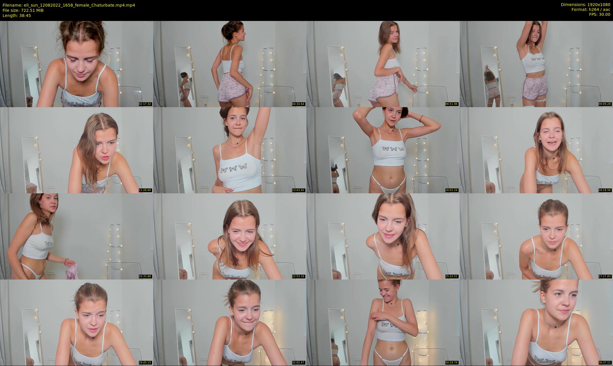 eli_sun — 39 minute Chaturbate female cam show recording, 1080p, Aug 12, 2022