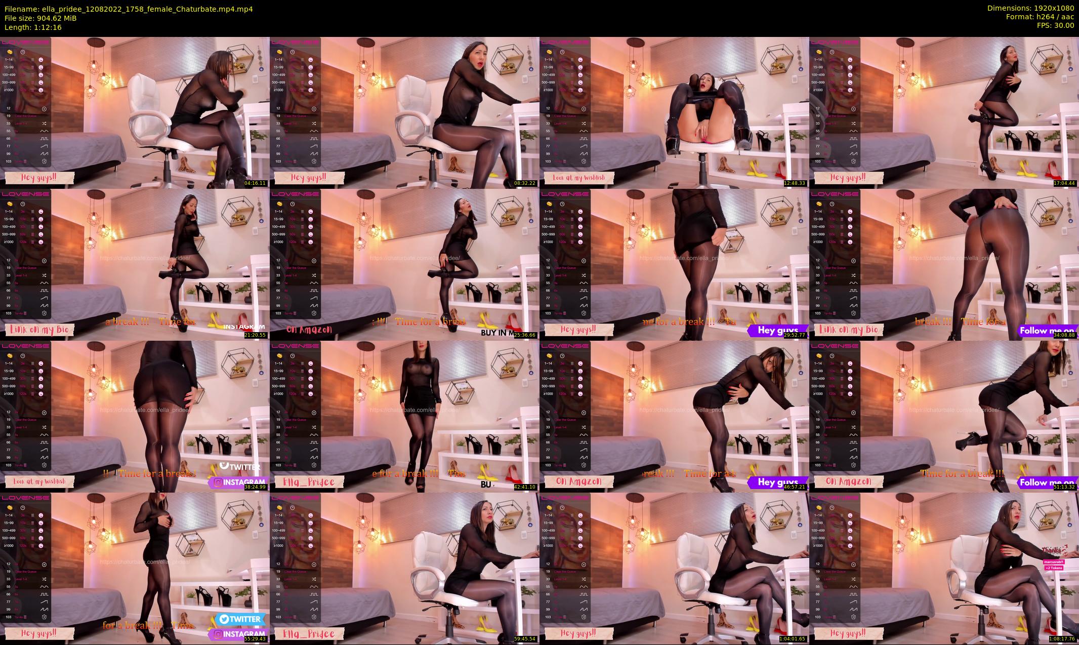 ella_pridee — 73 minute Chaturbate female cam show recording, 1080p, Aug 12, 2022