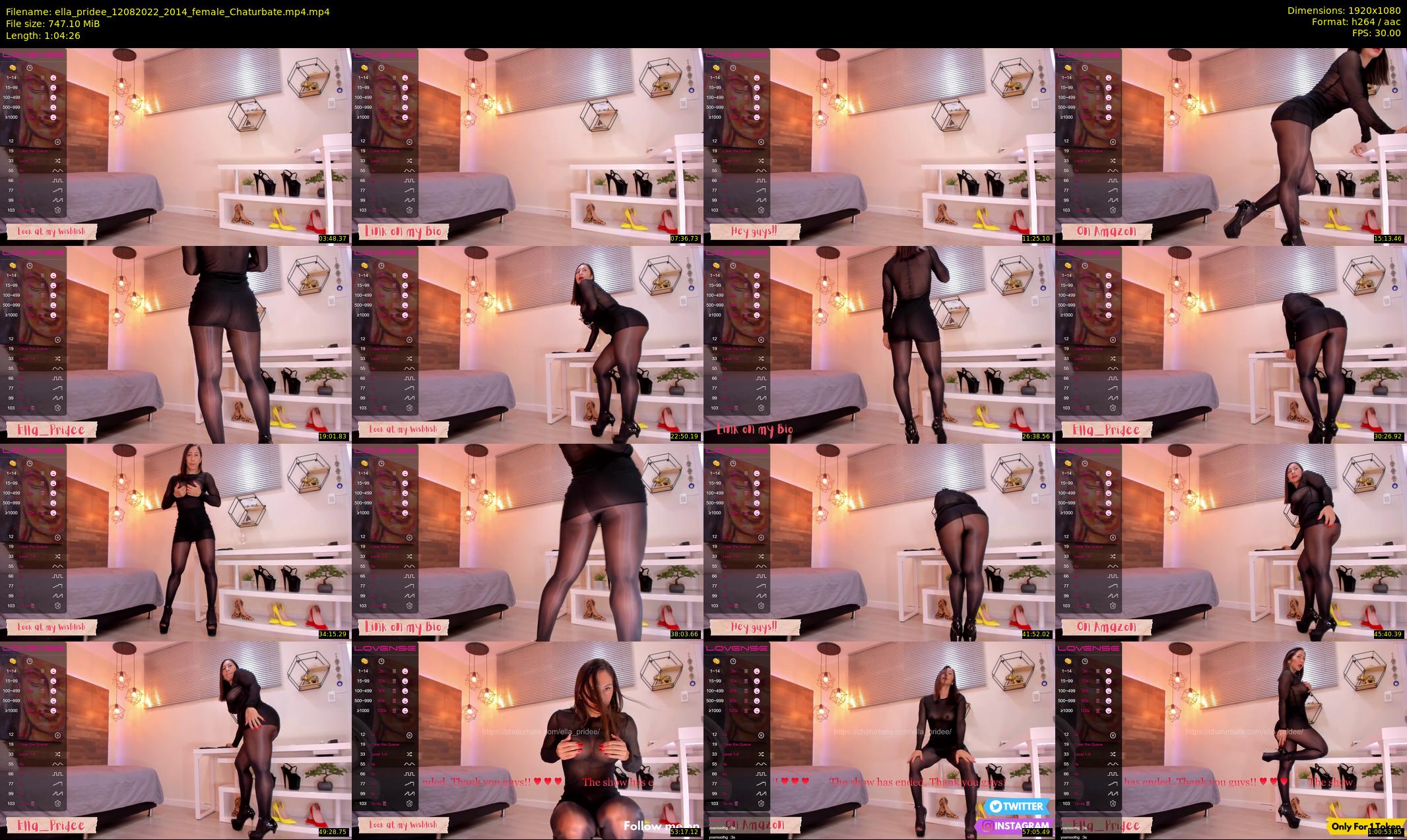 ella_pridee — 65 minute Chaturbate female cam show recording, 1080p, Aug 12, 2022