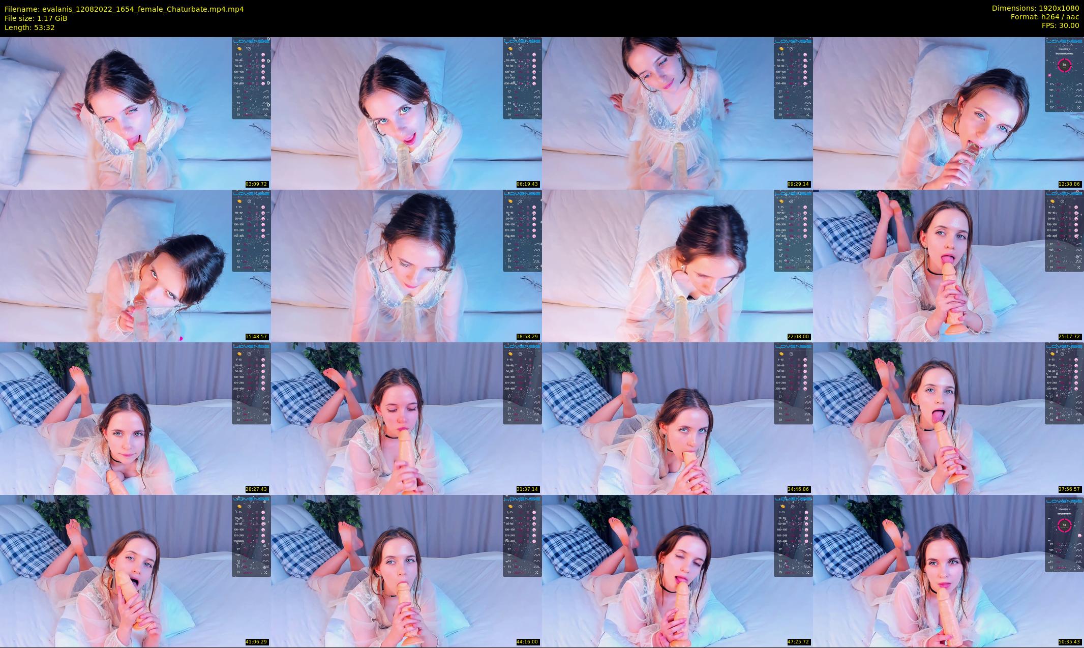 evalanis — 54 minute Chaturbate couple cam show recording, 1080p, Aug 12, 2022