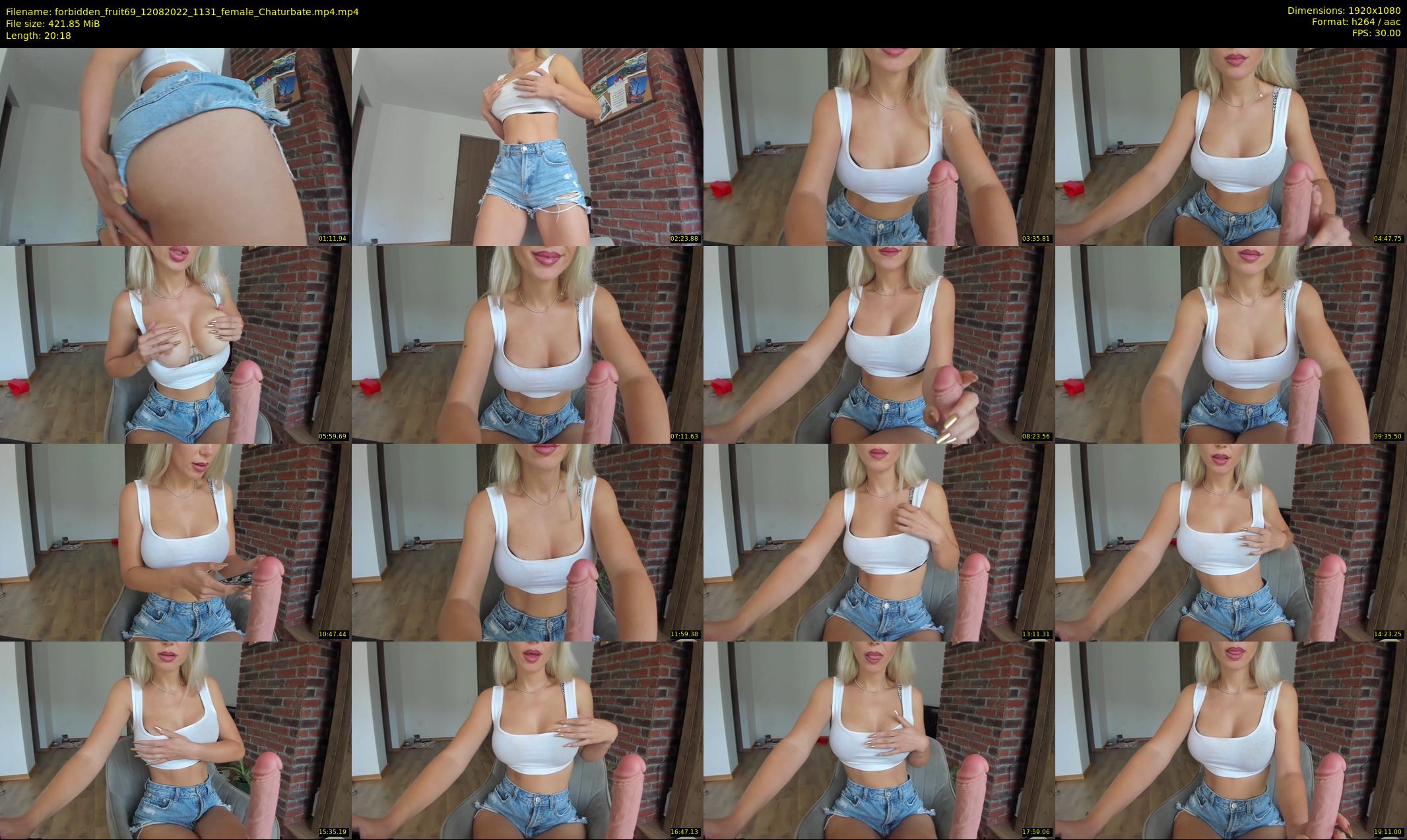 forbidden_fruit69 — 21 minute Chaturbate female cam show recording, 1080p, Aug 12, 2022