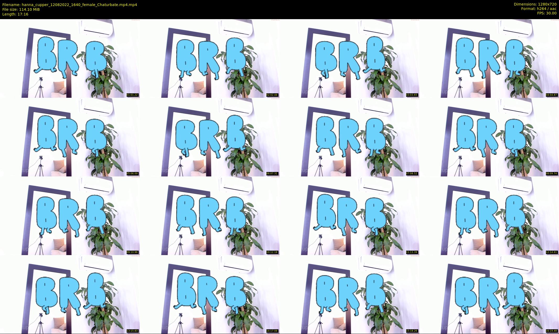 hanna_cupper — 18 minute Chaturbate female cam show recording, 720p, Aug 12, 2022