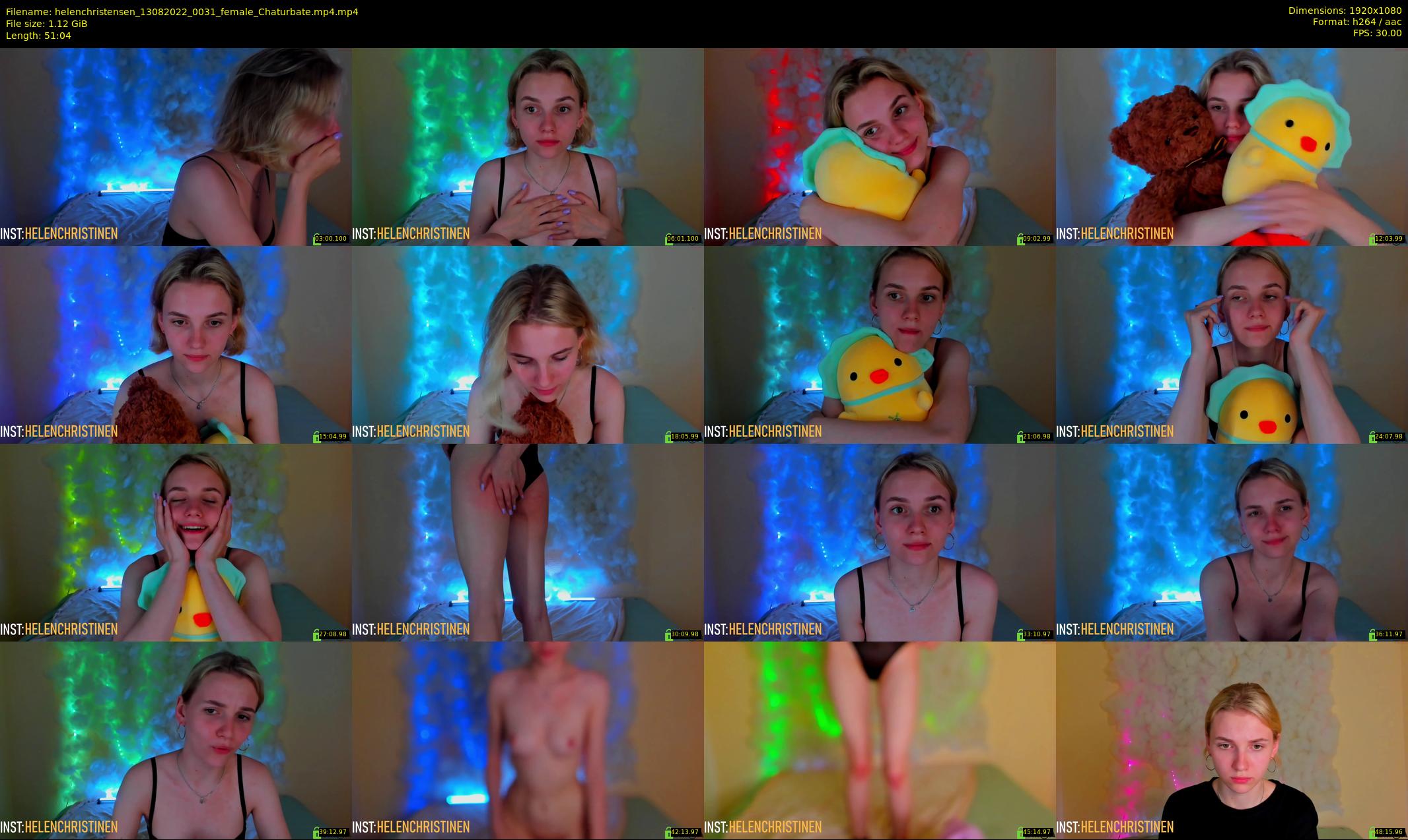helenchristensen — 52 minute Chaturbate female cam show recording, 1080p, Aug 13, 2022
