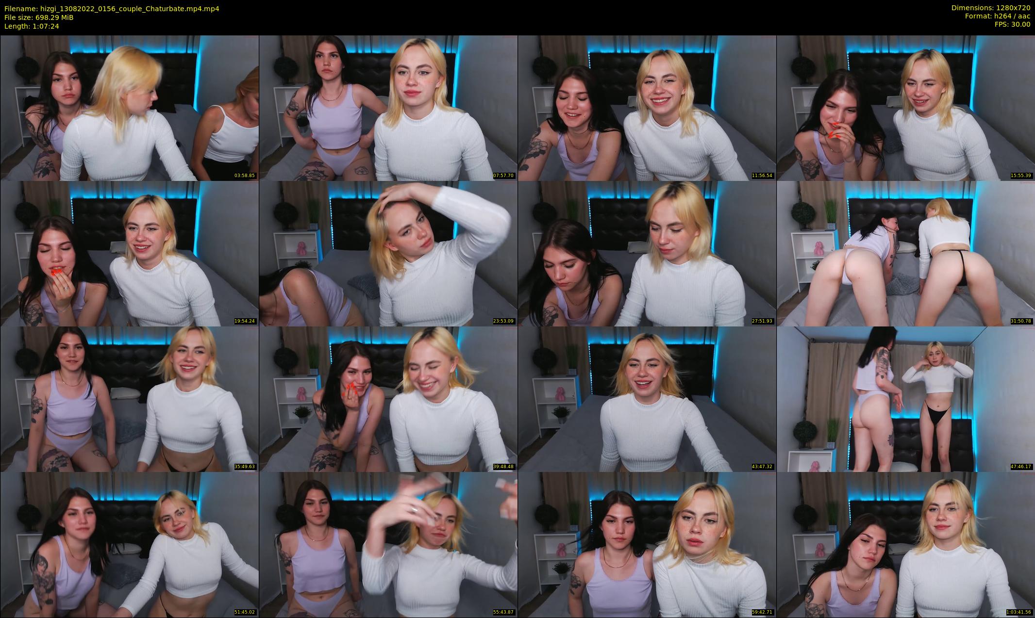 hizgi — 68 minute Chaturbate couple cam show recording, 720p, Aug 13, 2022