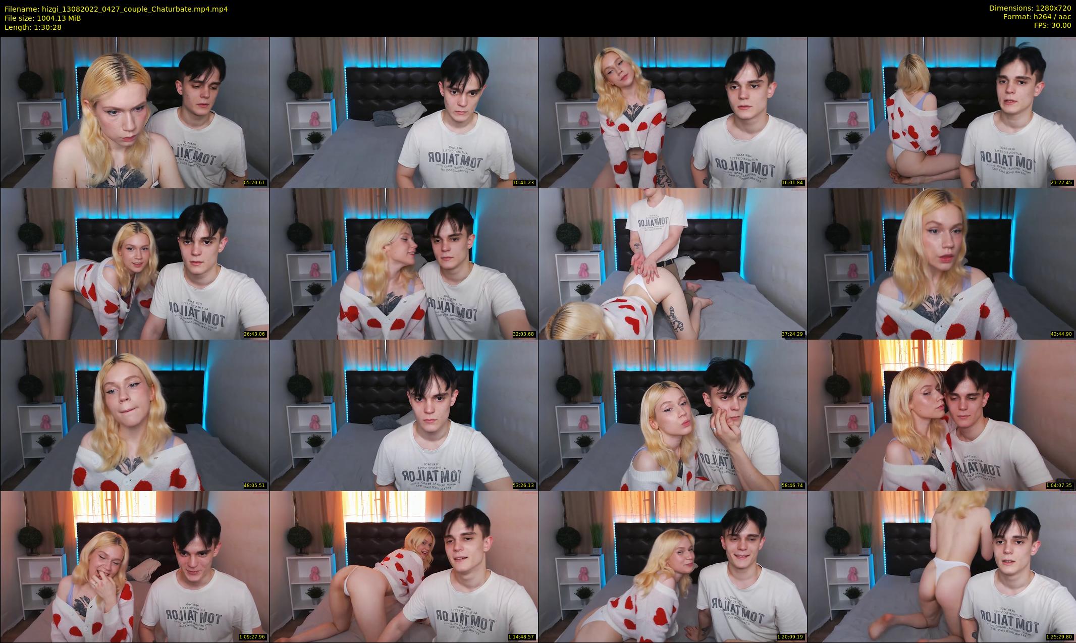 hizgi — 91 minute Chaturbate couple cam show recording, 720p, Aug 13, 2022