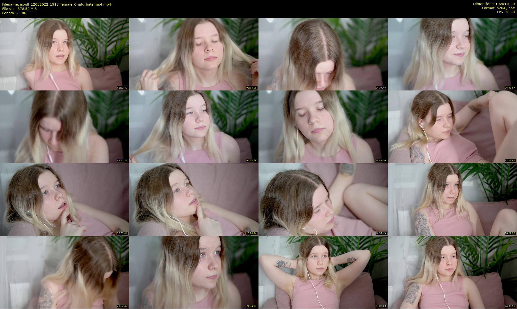 isoull — 27 minute Chaturbate female cam show recording, 1080p, Aug 12, 2022