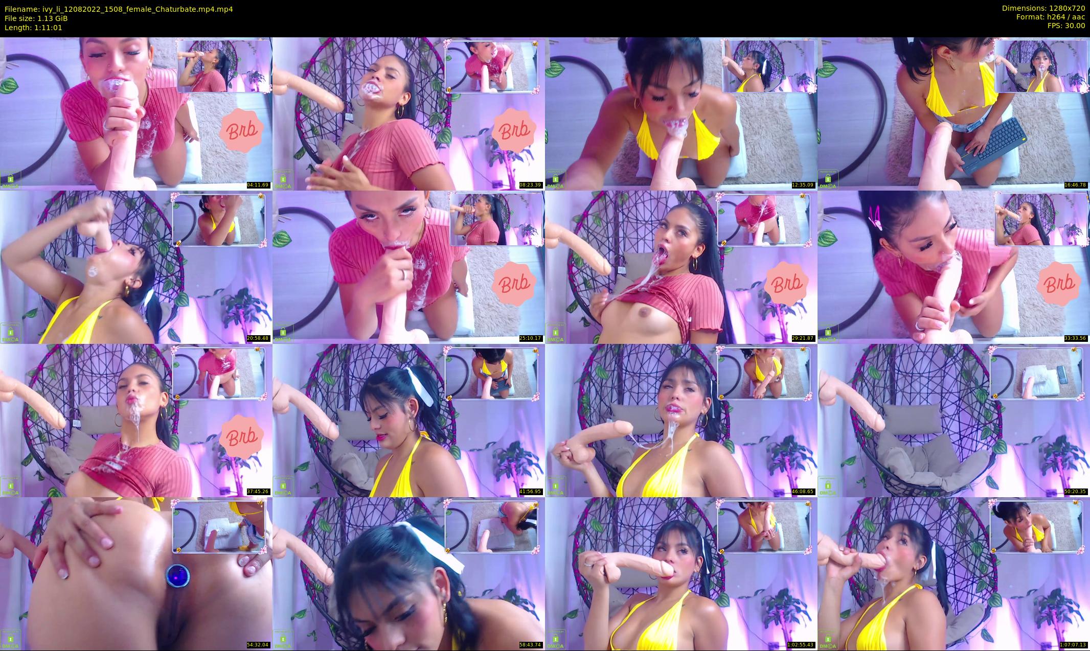 ivy_li — 72 minute Chaturbate female cam show recording, 720p, Aug 12, 2022