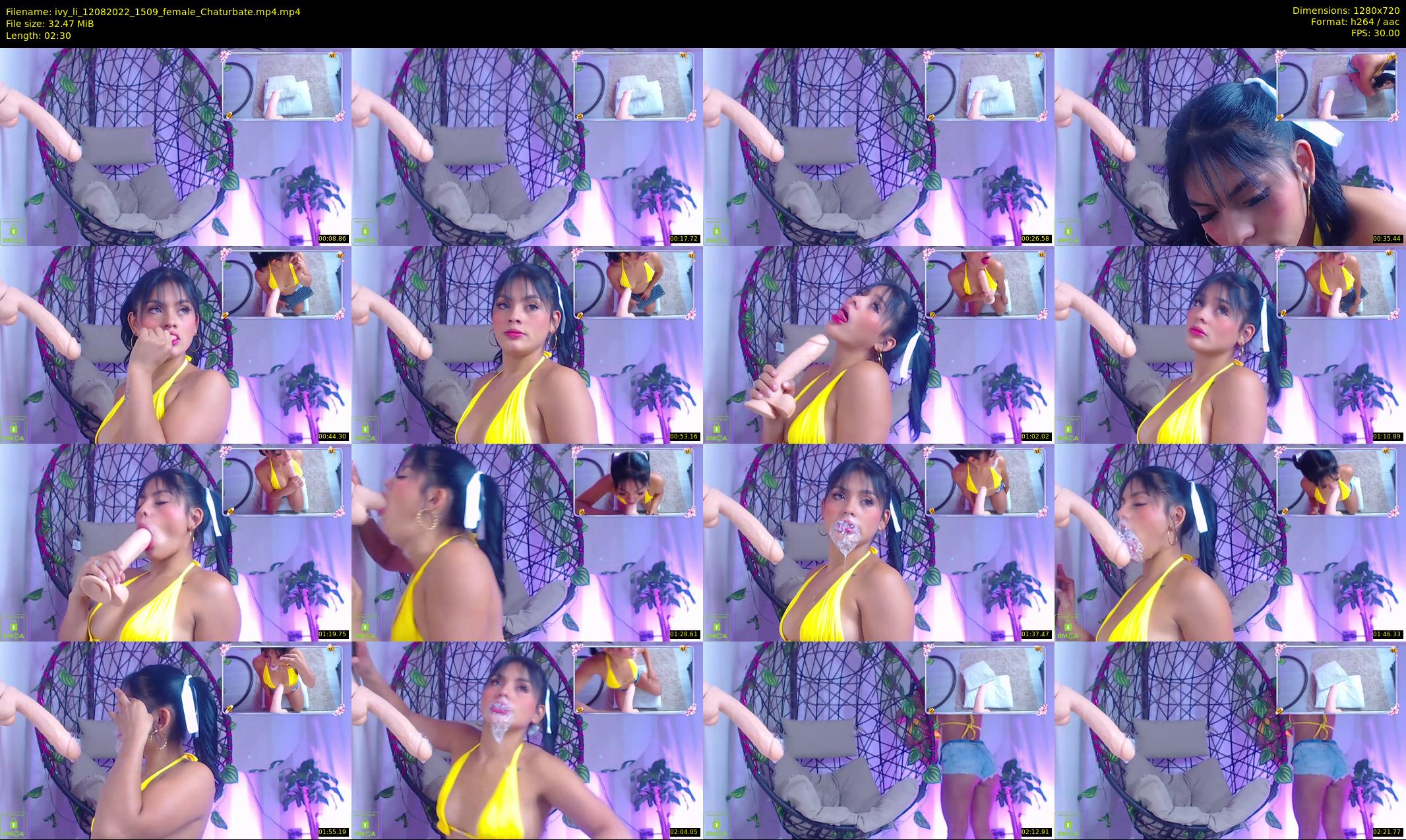 ivy_li — 3 minute Chaturbate female cam show recording, 720p, Aug 12, 2022