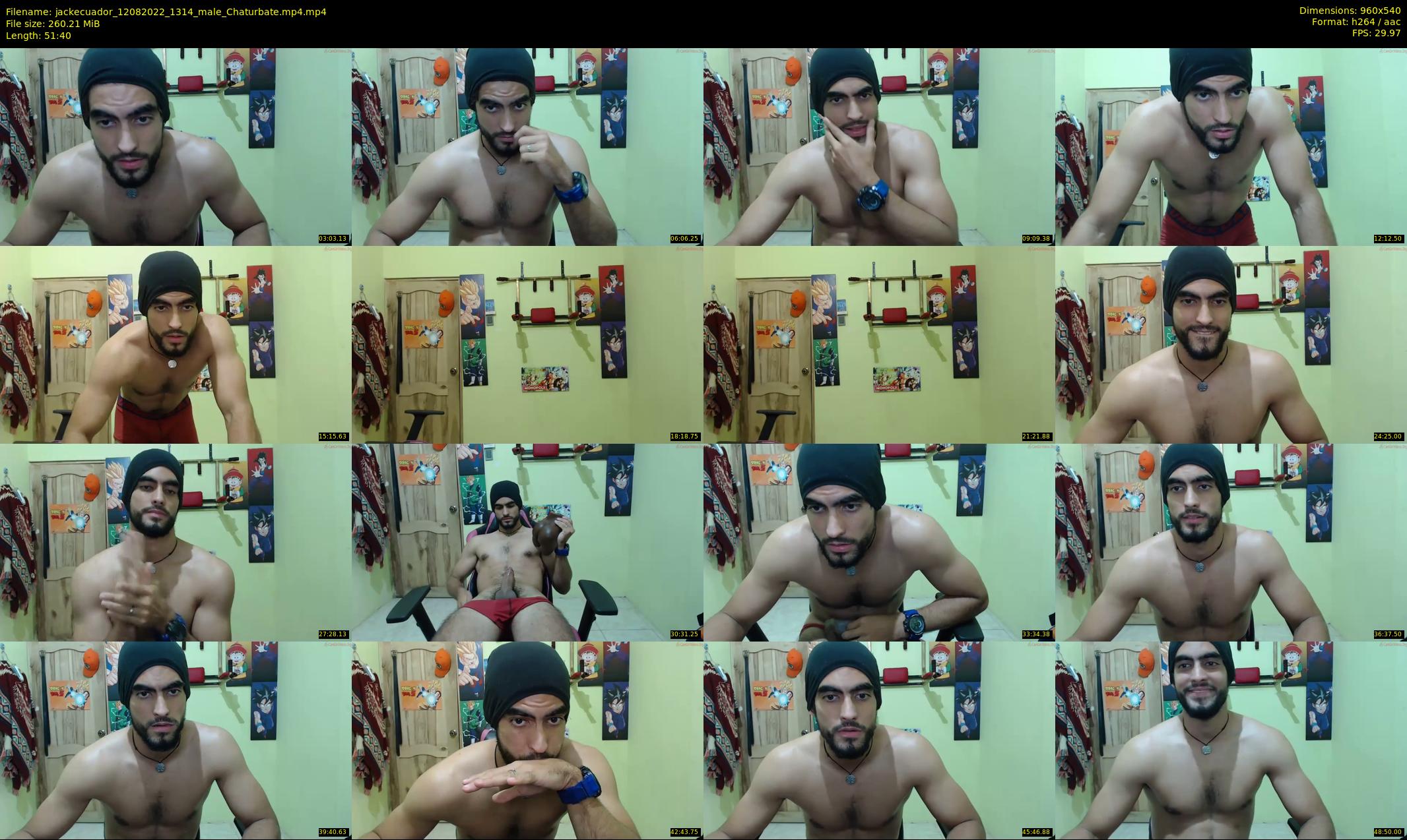 jackecuador — 52 minute Chaturbate male cam show recording, 480p, Aug 12, 2022