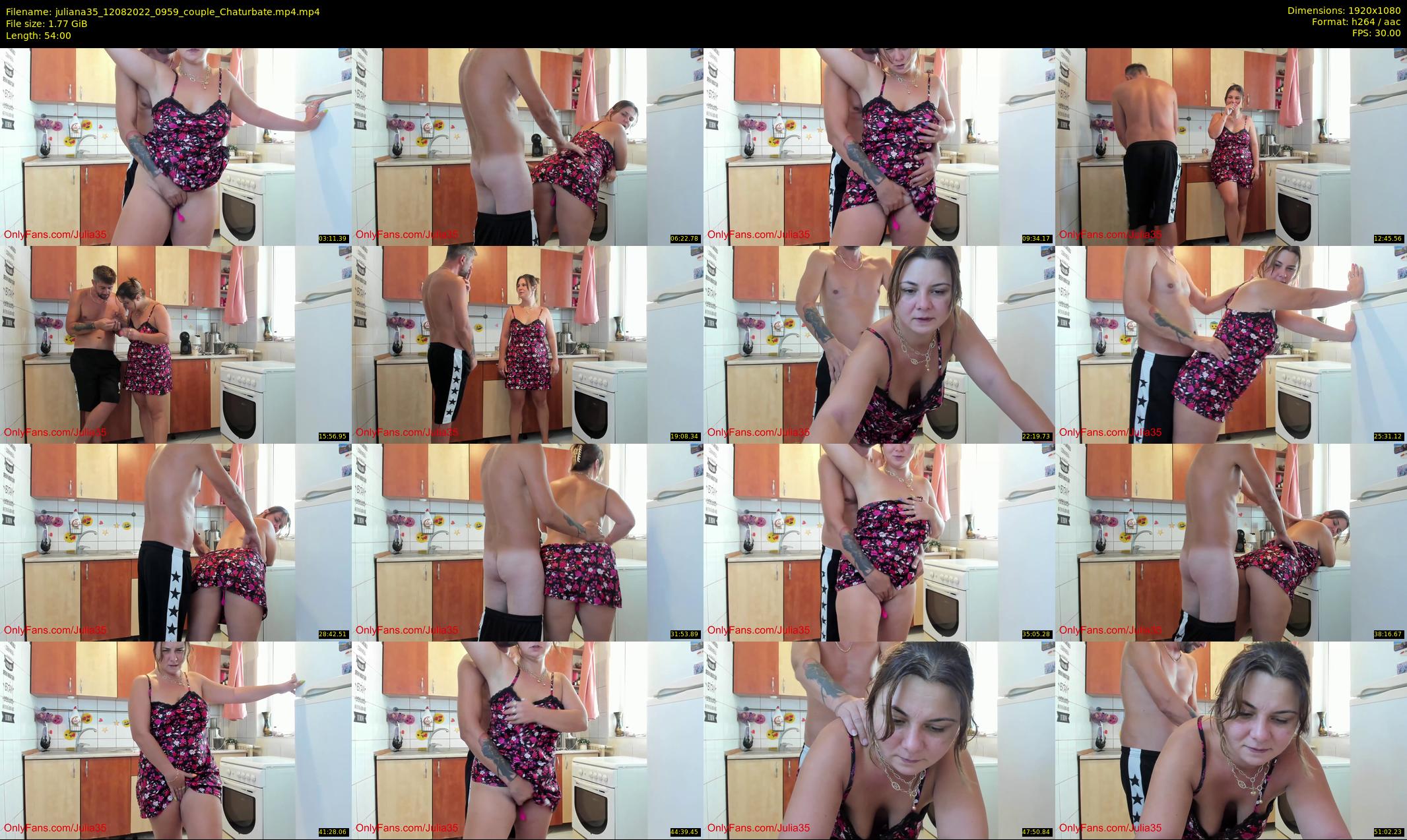 juliana35 — 54 minute Chaturbate couple cam show recording, 1080p, Aug 12, 2022