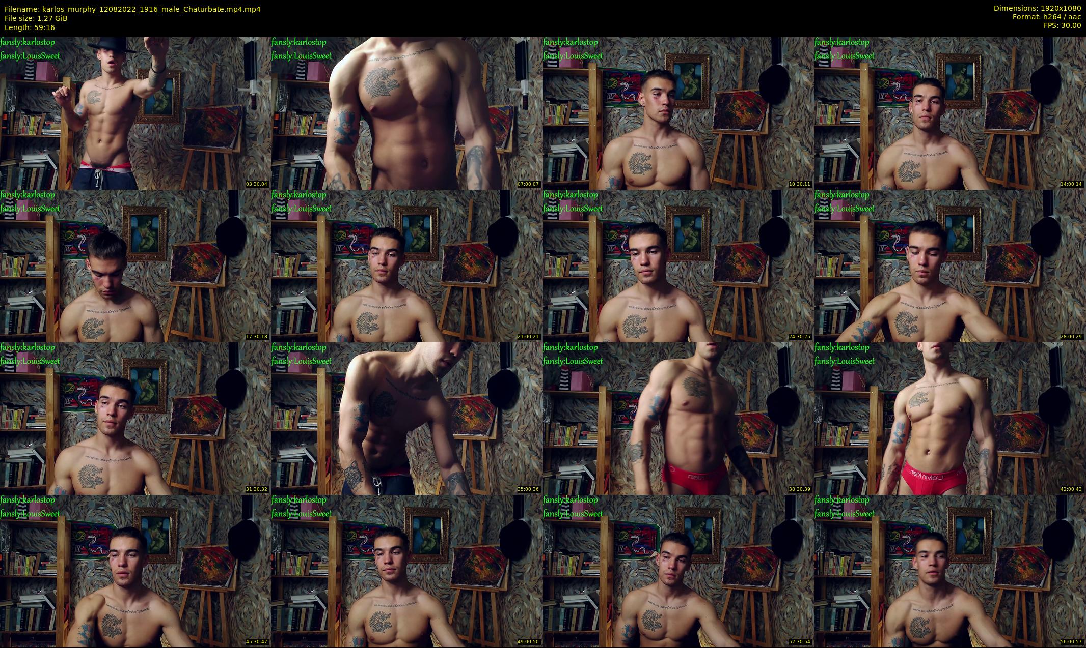 karlos_murphy — 60 minute Chaturbate male cam show recording, 1080p, Aug 12, 2022