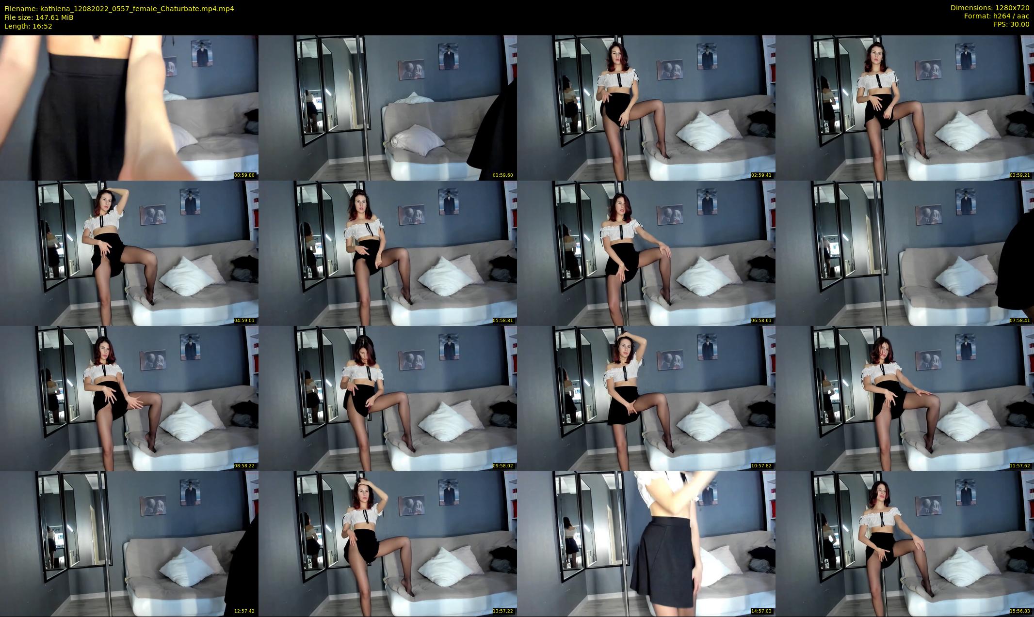kathlena — 17 minute Chaturbate female cam show recording, 720p, Aug 12, 2022