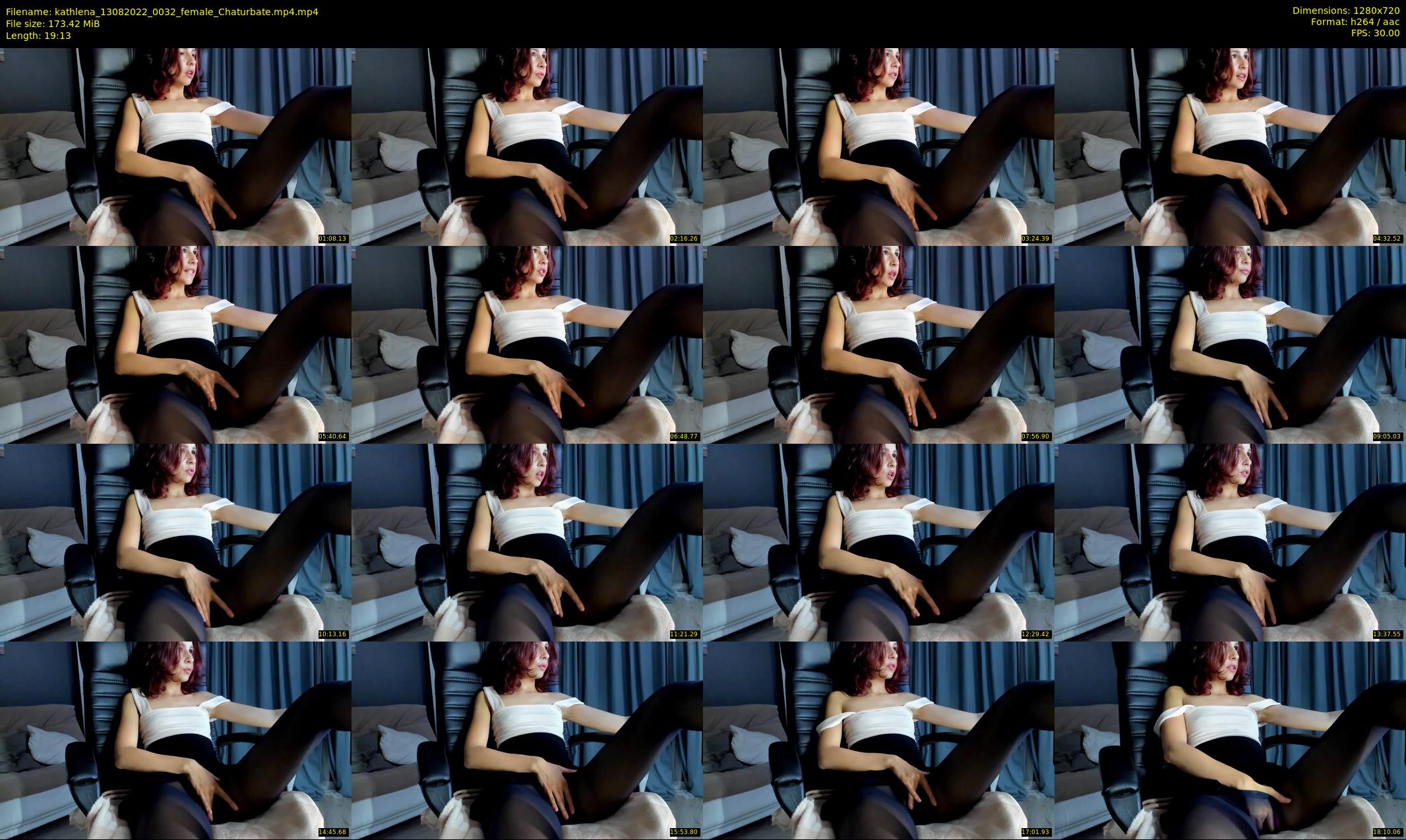 kathlena — 20 minute Chaturbate female cam show recording, 720p, Aug 13, 2022