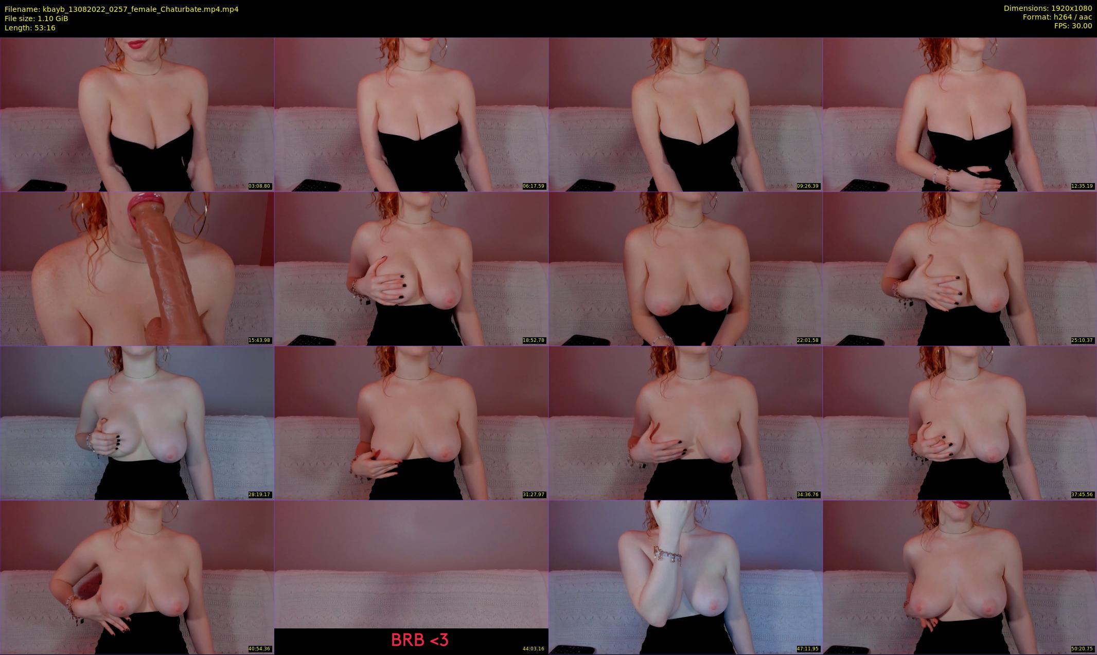 kbayb — 54 minute Chaturbate female cam show recording, 1080p, Aug 13, 2022