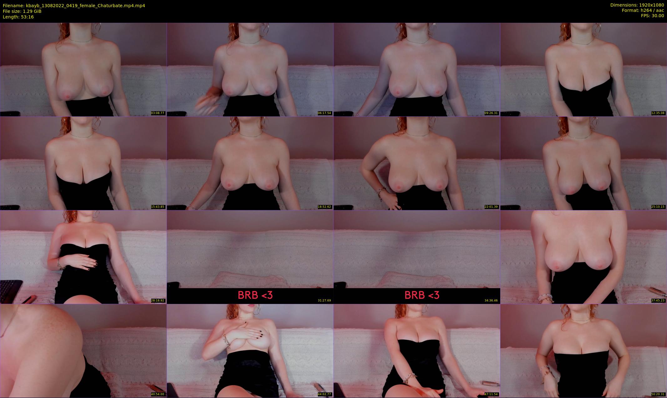 kbayb — 54 minute Chaturbate female cam show recording, 1080p, Aug 13, 2022