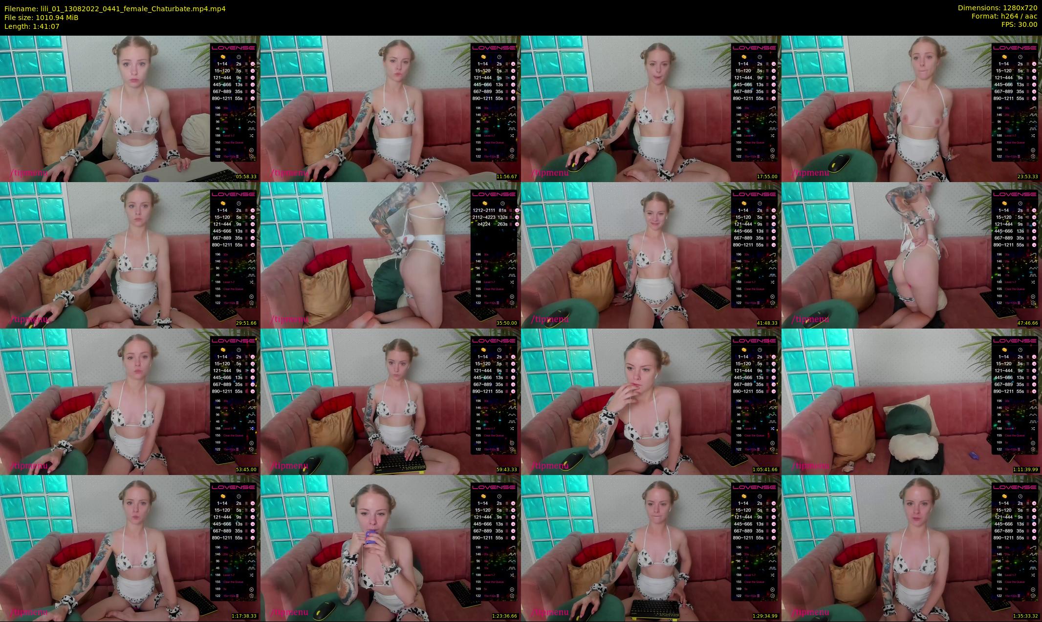 lili_01 — 102 minute Chaturbate female cam show recording, 720p, Aug 13, 2022