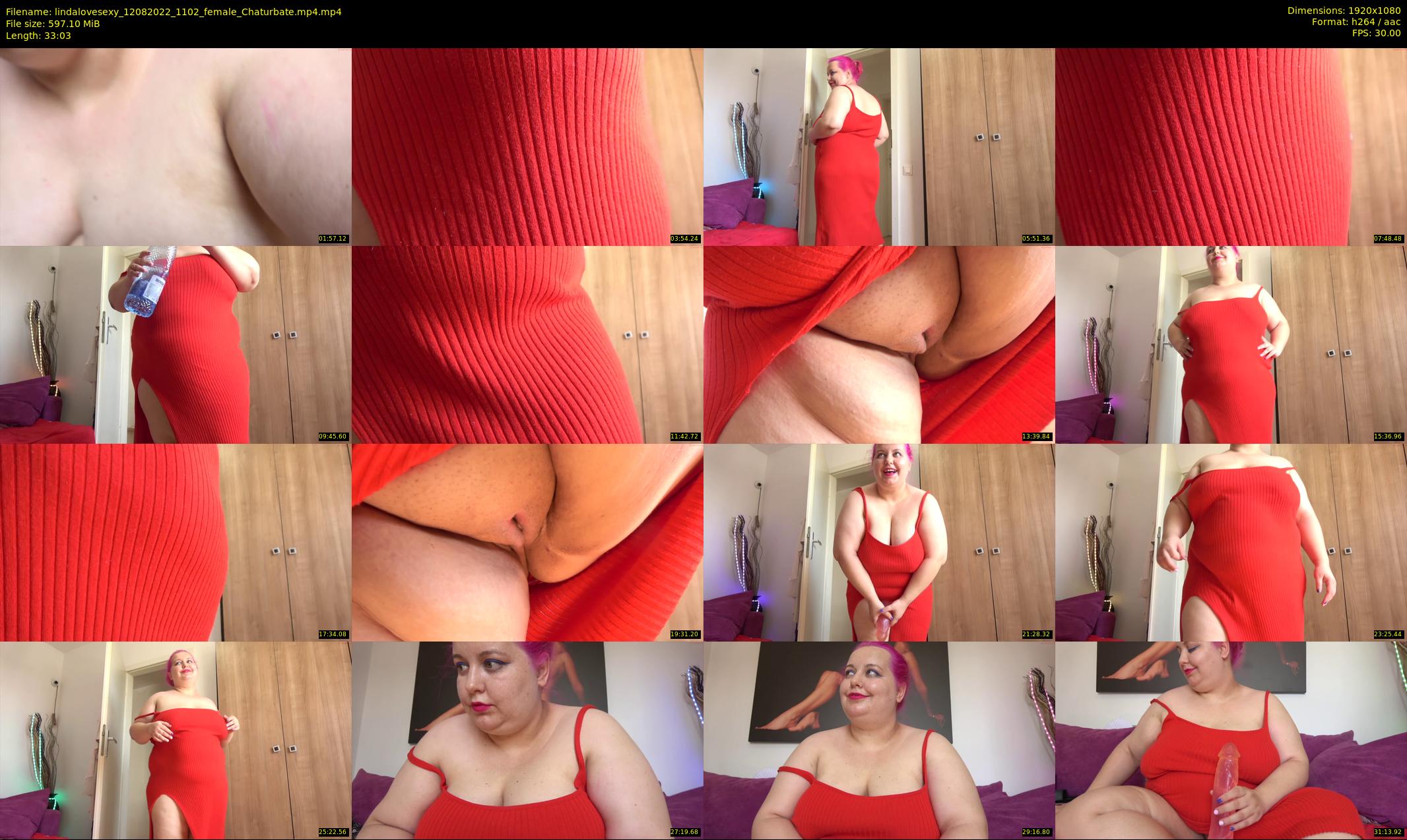 lindalovesexy — 34 minute Chaturbate female cam show recording, 1080p, Aug 12, 2022