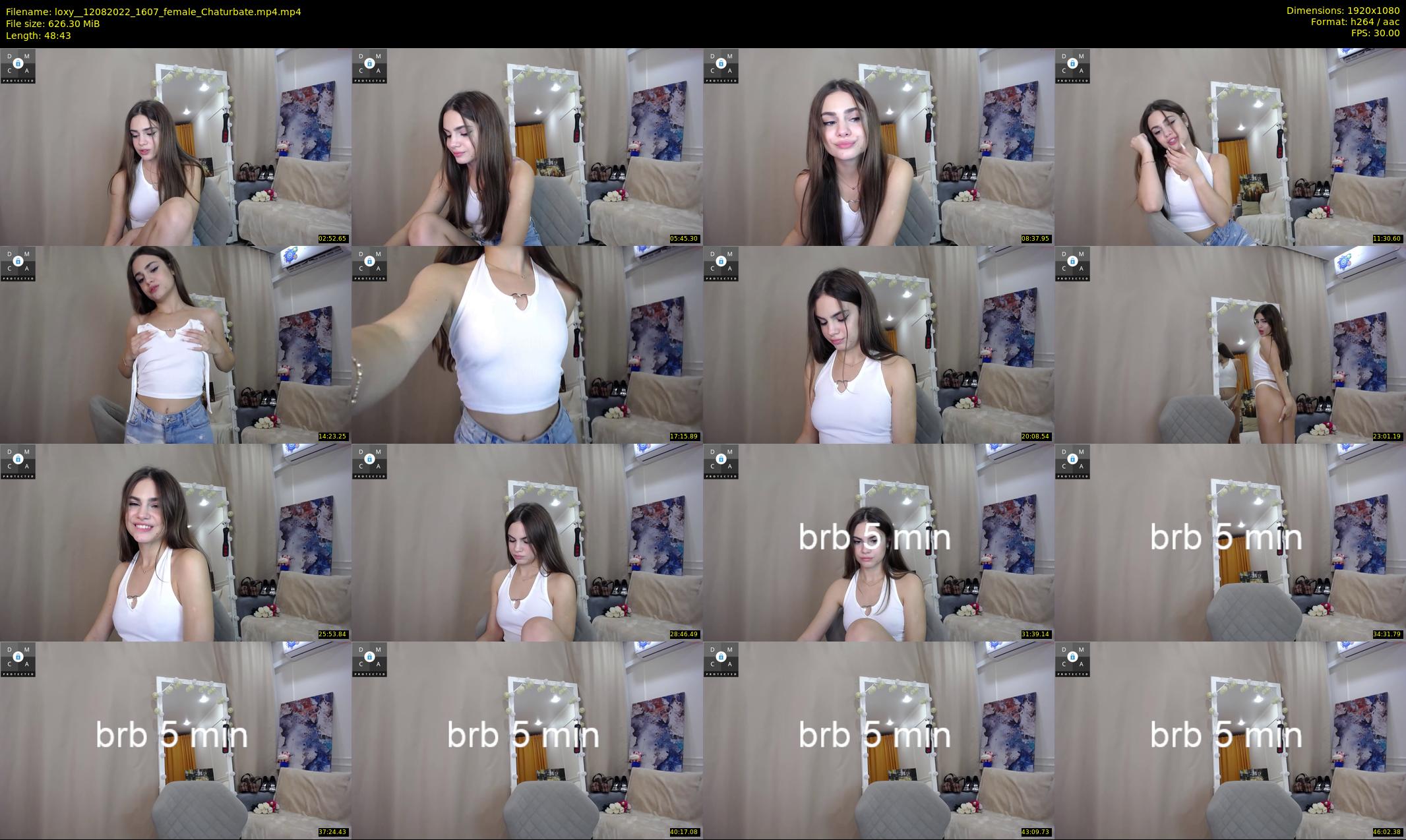 loxy_ — 49 minute Chaturbate female cam show recording, 1080p, Aug 12, 2022