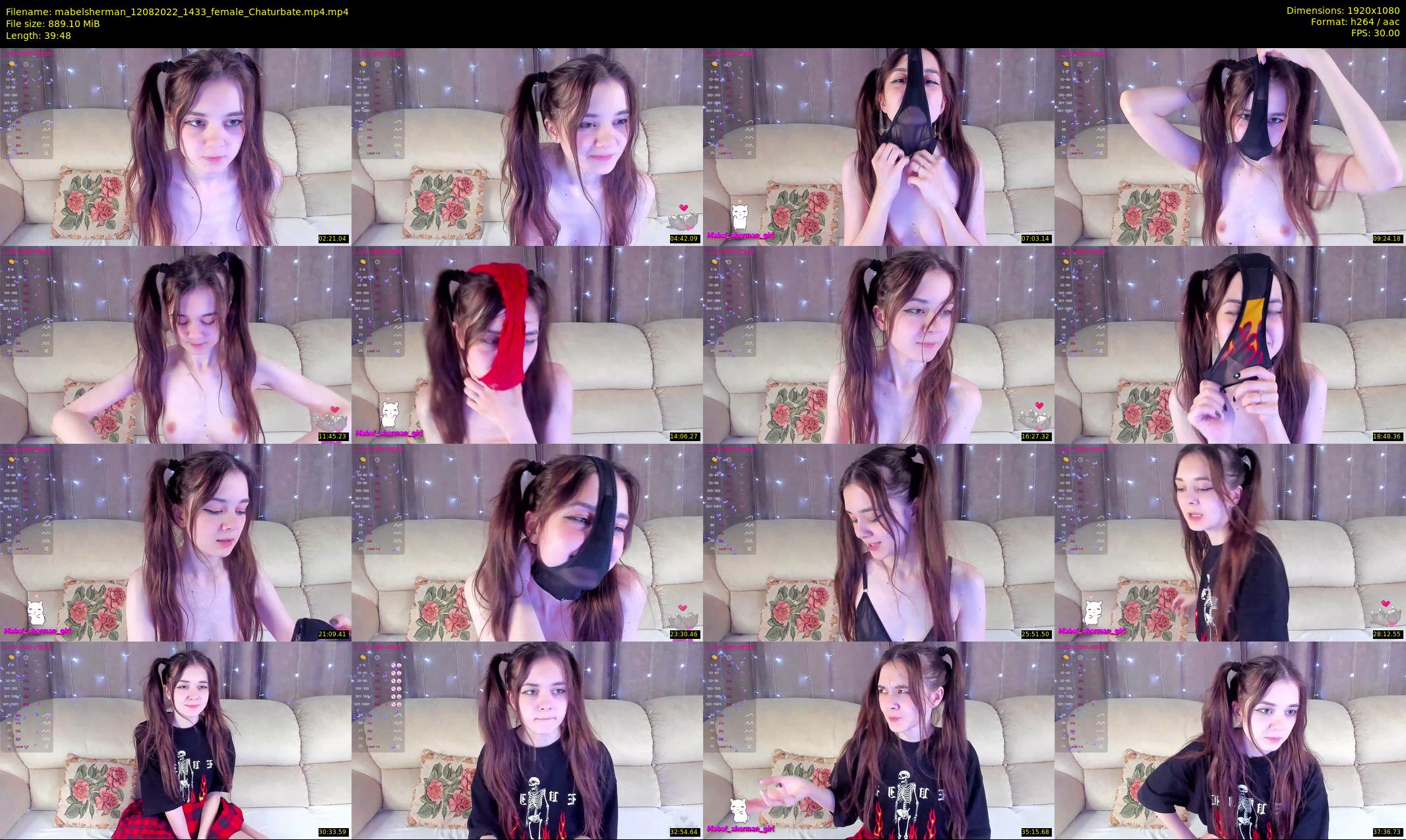 mabelsherman — 40 minute Chaturbate couple cam show recording, 1080p, Aug 12, 2022