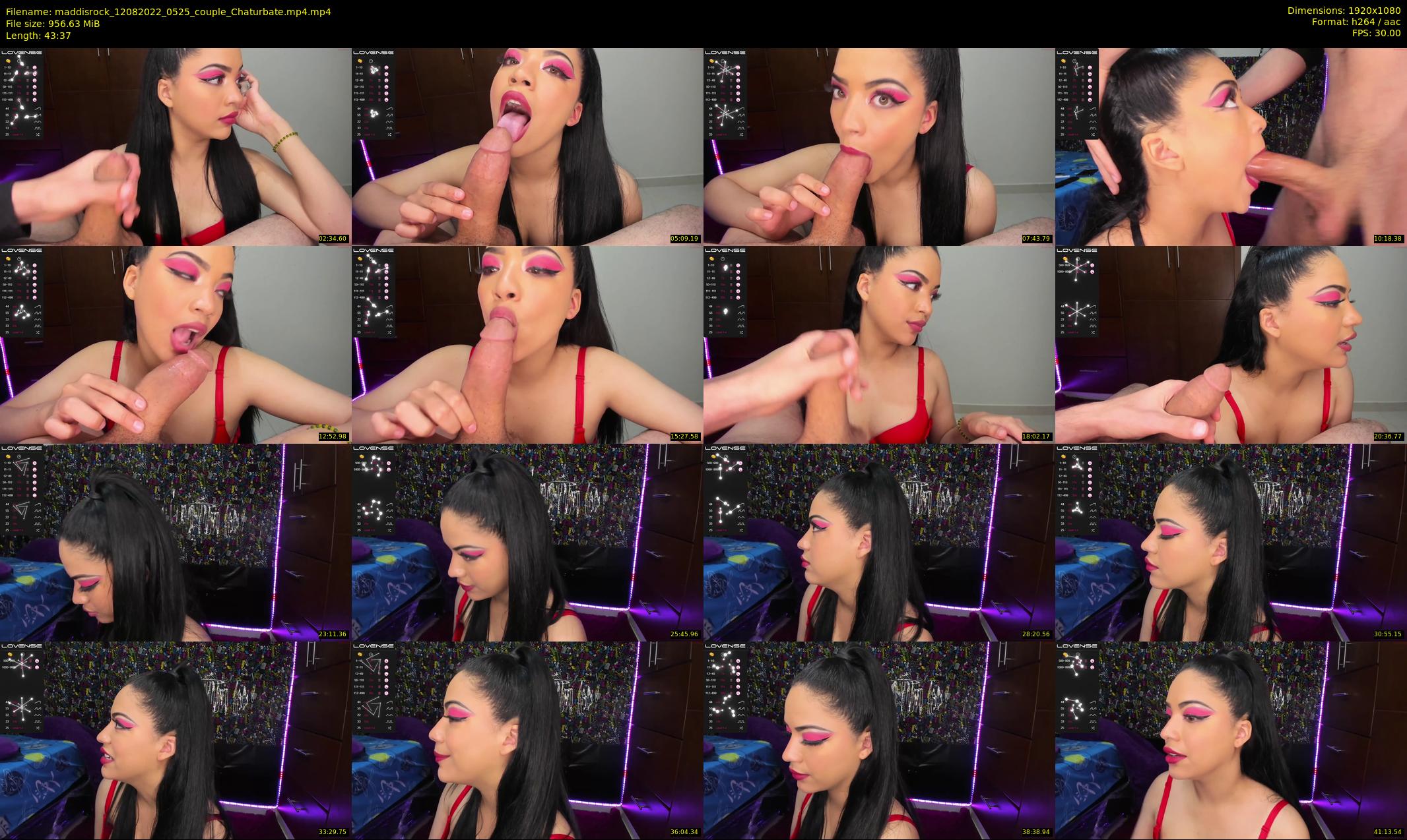 maddisrock — 44 minute Chaturbate couple cam show recording, 1080p, Aug 12, 2022