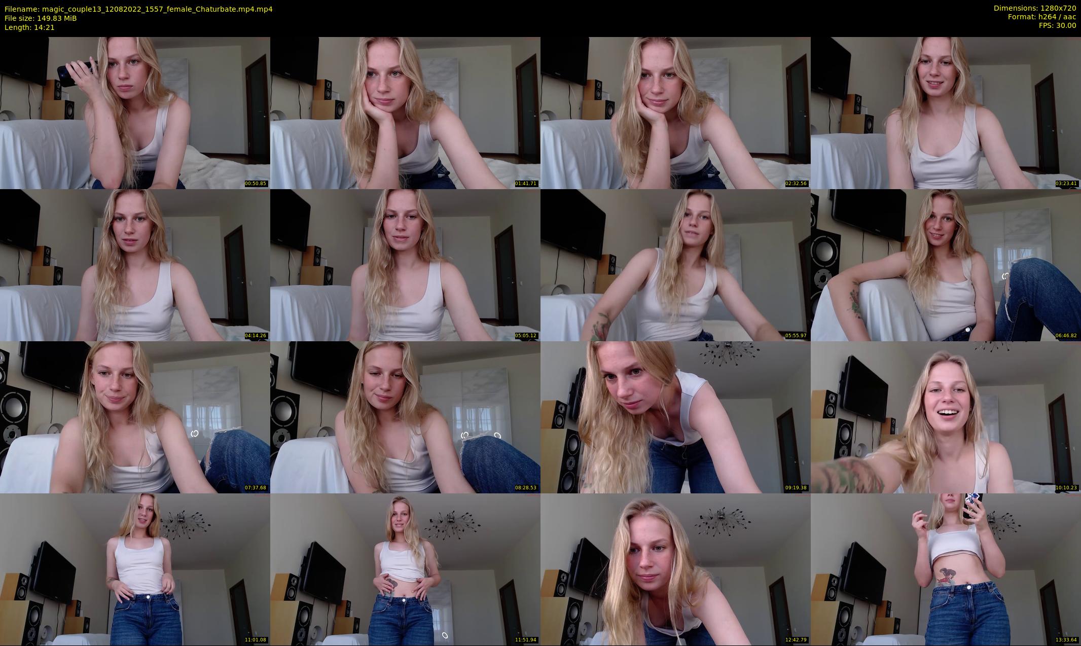 magic_couple13 — 15 minute Chaturbate couple cam show recording, 720p, Aug 12, 2022