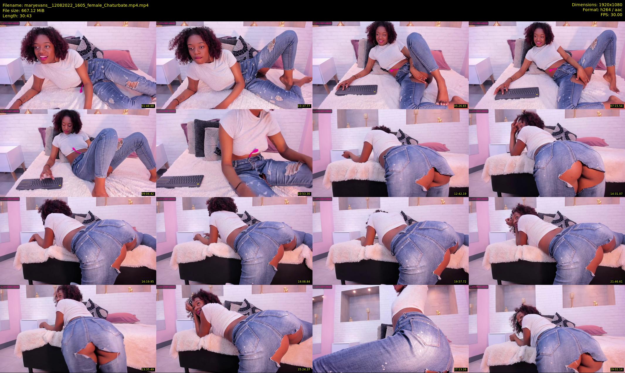 maryevans_ — 31 minute Chaturbate female cam show recording, 1080p, Aug 12, 2022