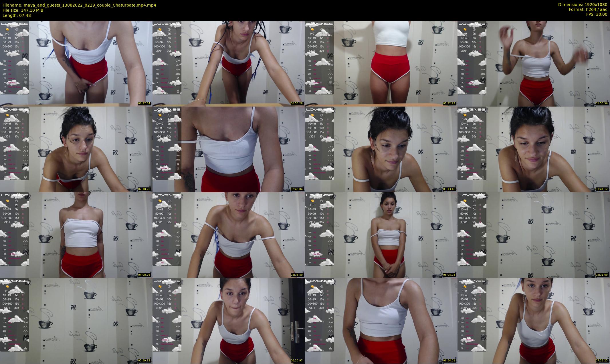 maya_and_guests — 8 minute Chaturbate couple cam show recording, 1080p, Aug 13, 2022