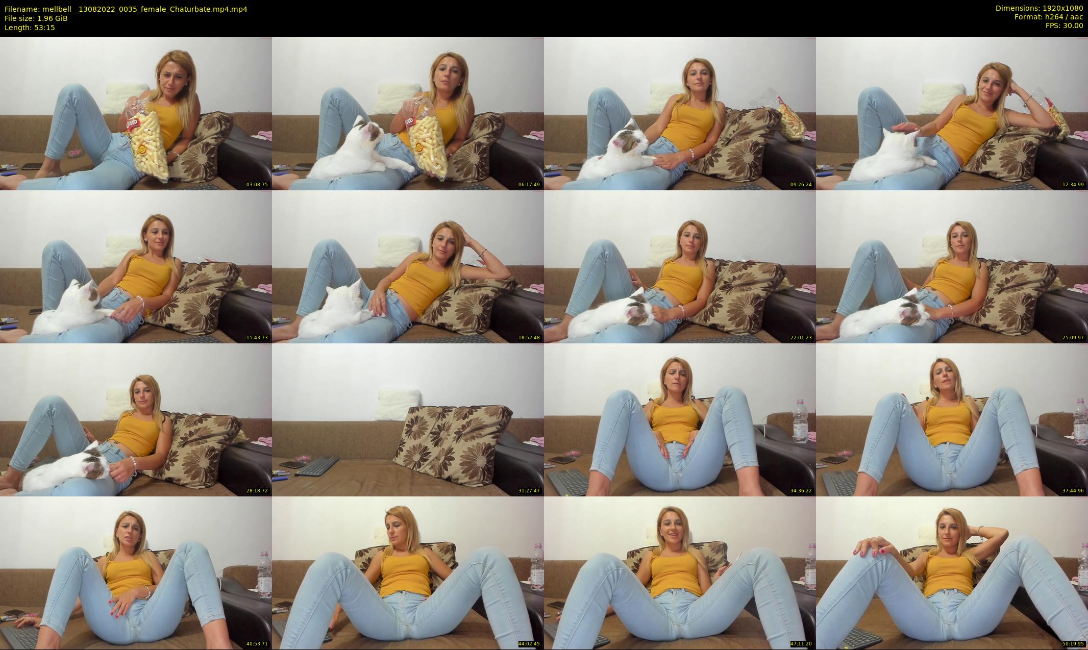 mellbell_ — 54 minute Chaturbate female cam show recording, 1080p, Aug 13, 2022