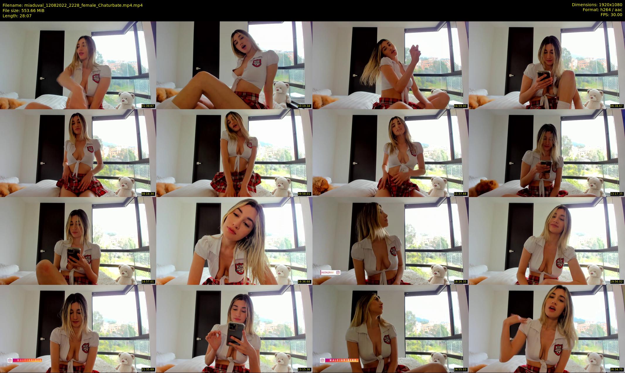 miaduval — 29 minute Chaturbate female cam show recording, 1080p, Aug 12, 2022