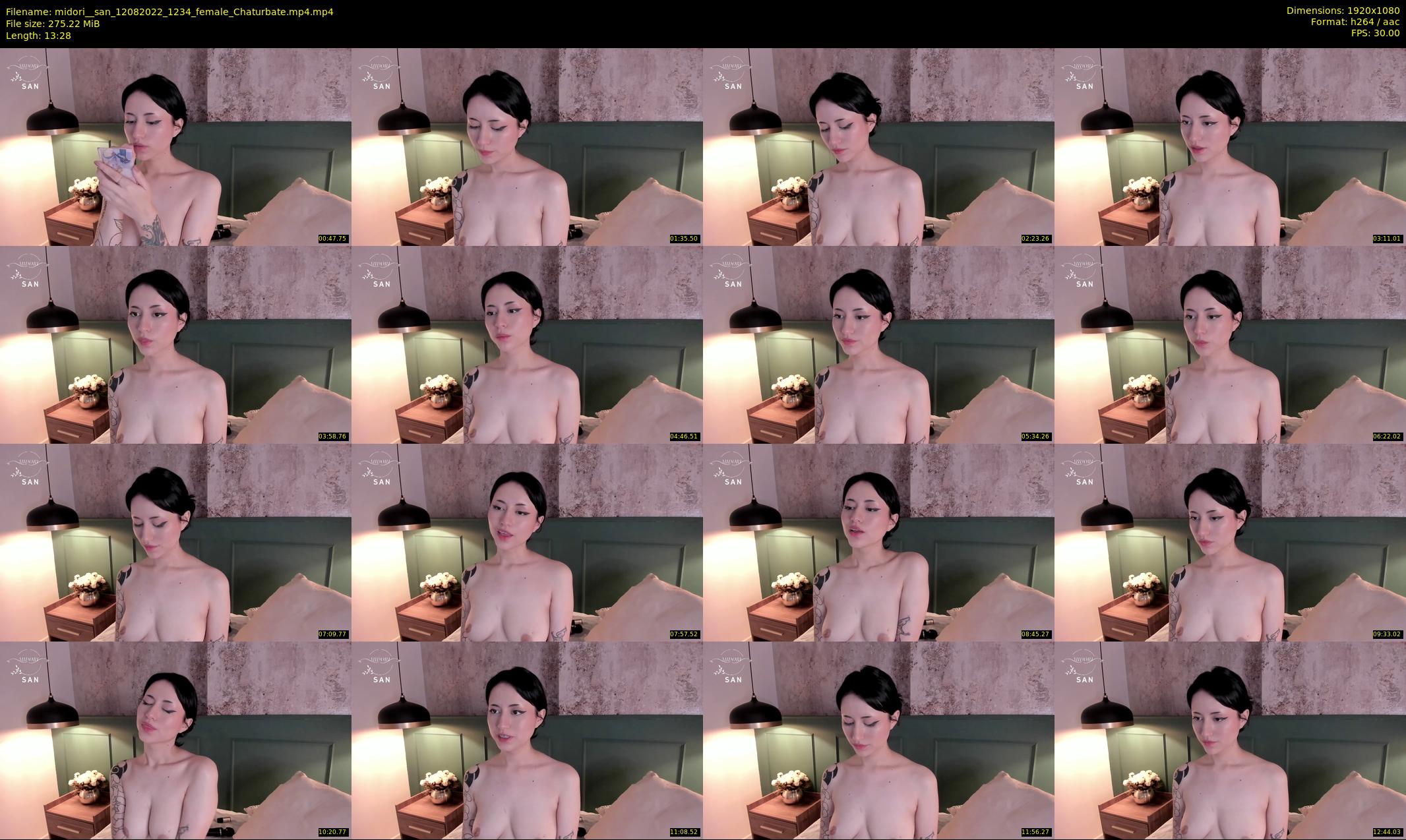 midori__san — 14 minute Chaturbate female cam show recording, 1080p, Aug 12, 2022