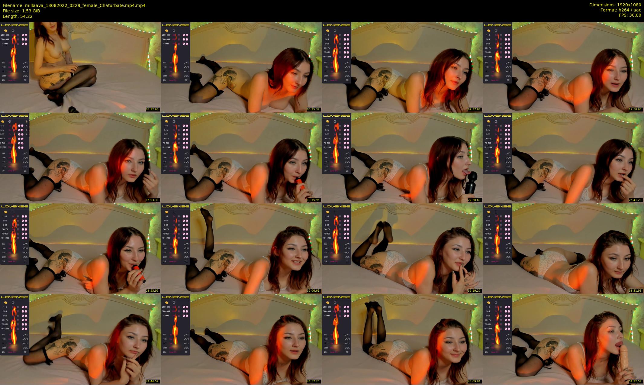 millaava — 55 minute Chaturbate female cam show recording, 1080p, Aug 13, 2022