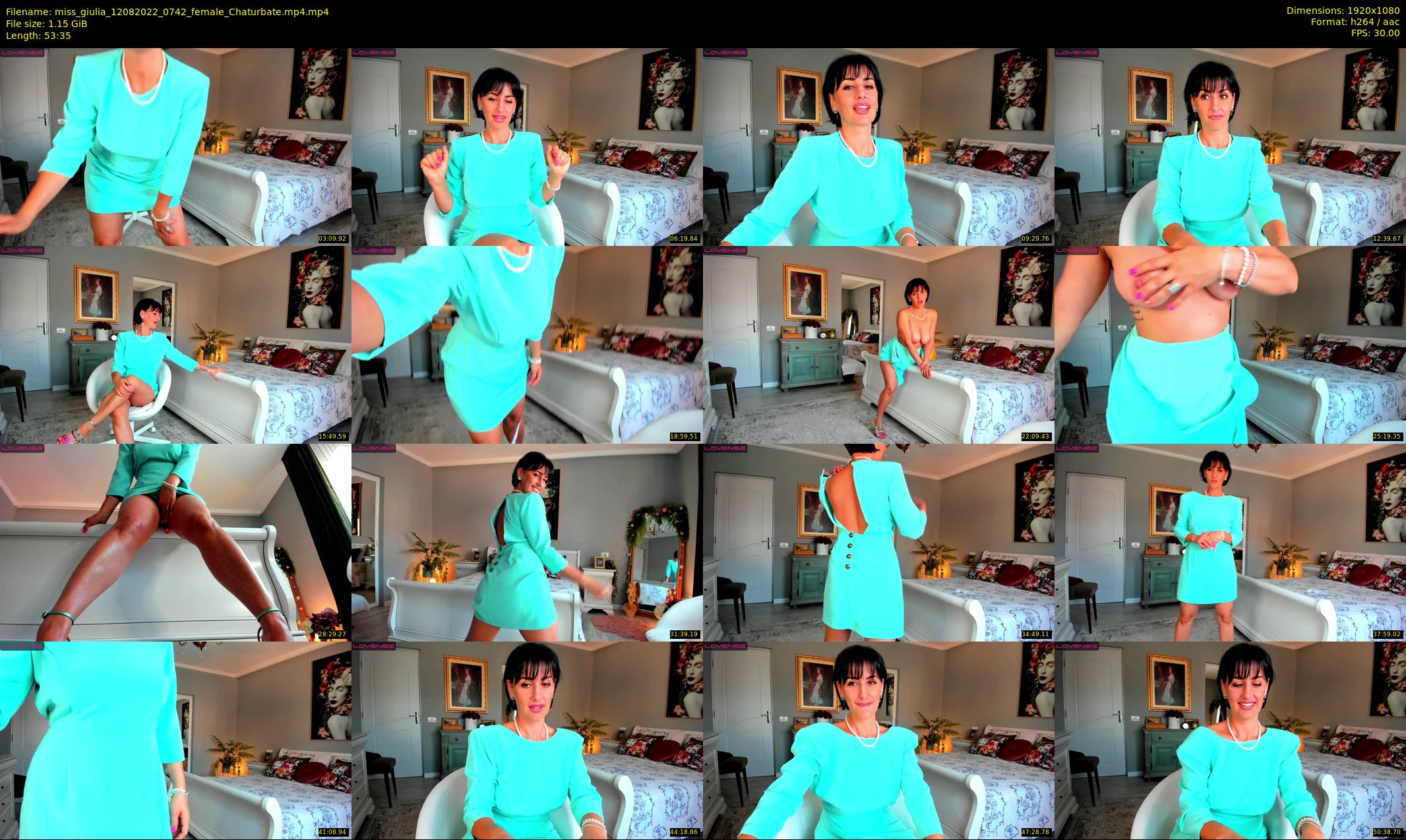 miss_giulia — 54 minute Chaturbate female cam show recording, 1080p, Aug 12, 2022