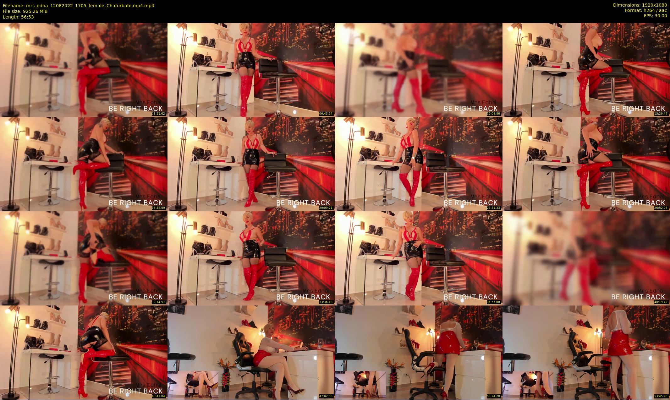 mrs_edha — 57 minute Chaturbate female cam show recording, 1080p, Aug 12, 2022