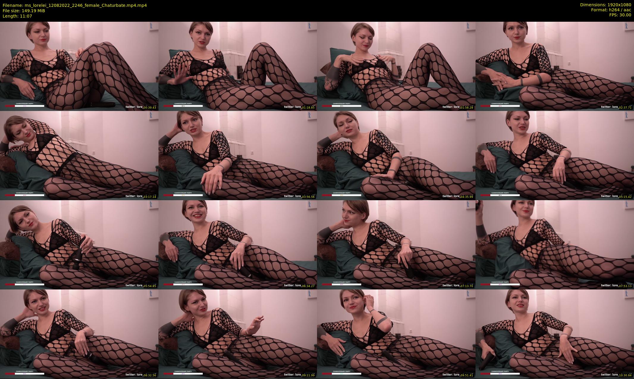 ms_lorelei — 12 minute Chaturbate female cam show recording, 1080p, Aug 12, 2022