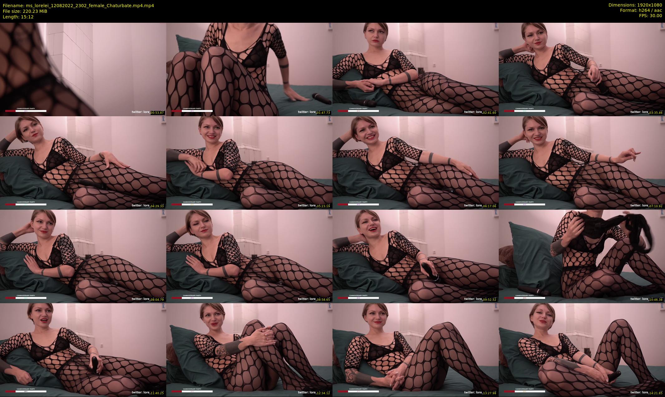 ms_lorelei — 16 minute Chaturbate female cam show recording, 1080p, Aug 12, 2022