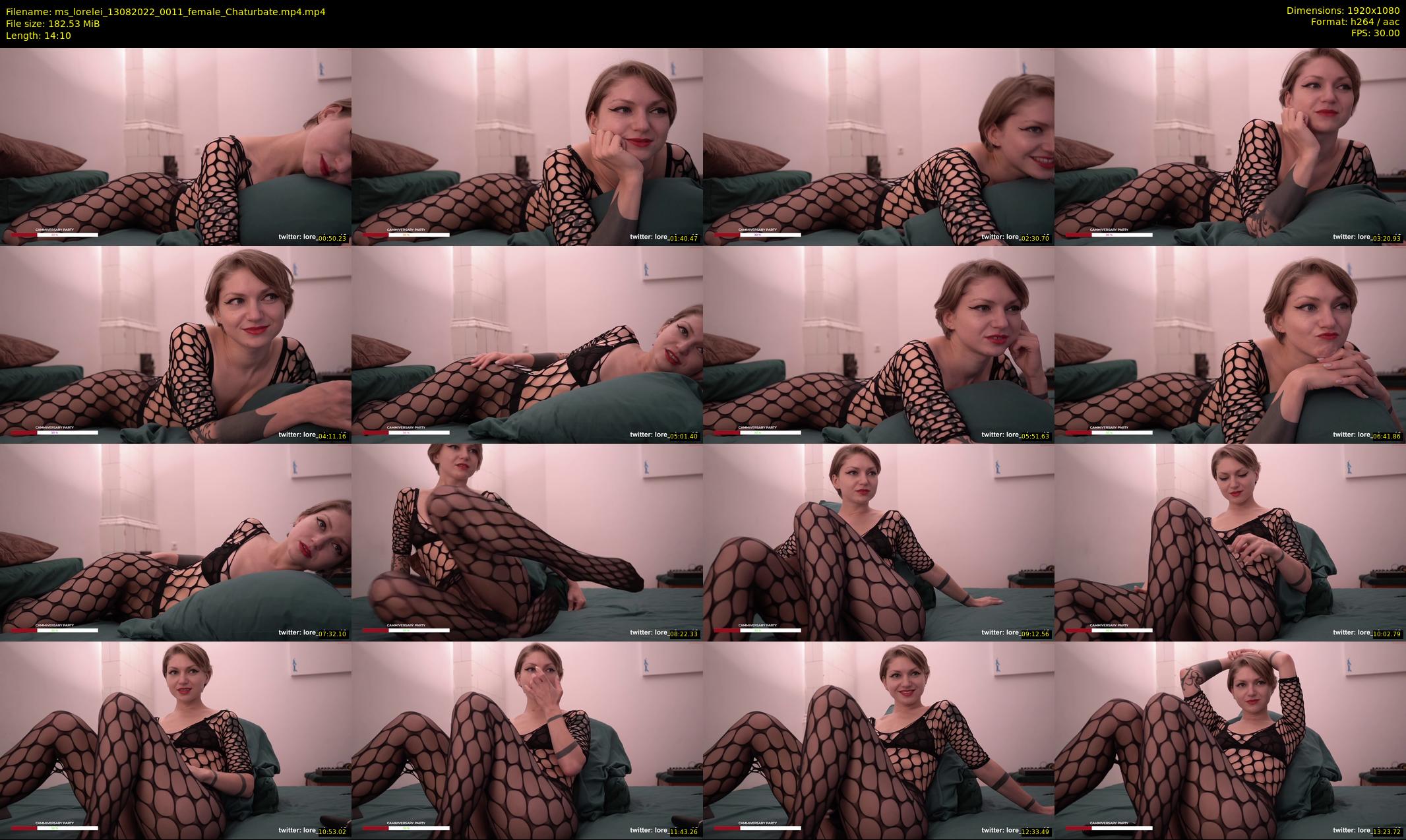 ms_lorelei — 15 minute Chaturbate female cam show recording, 1080p, Aug 13, 2022